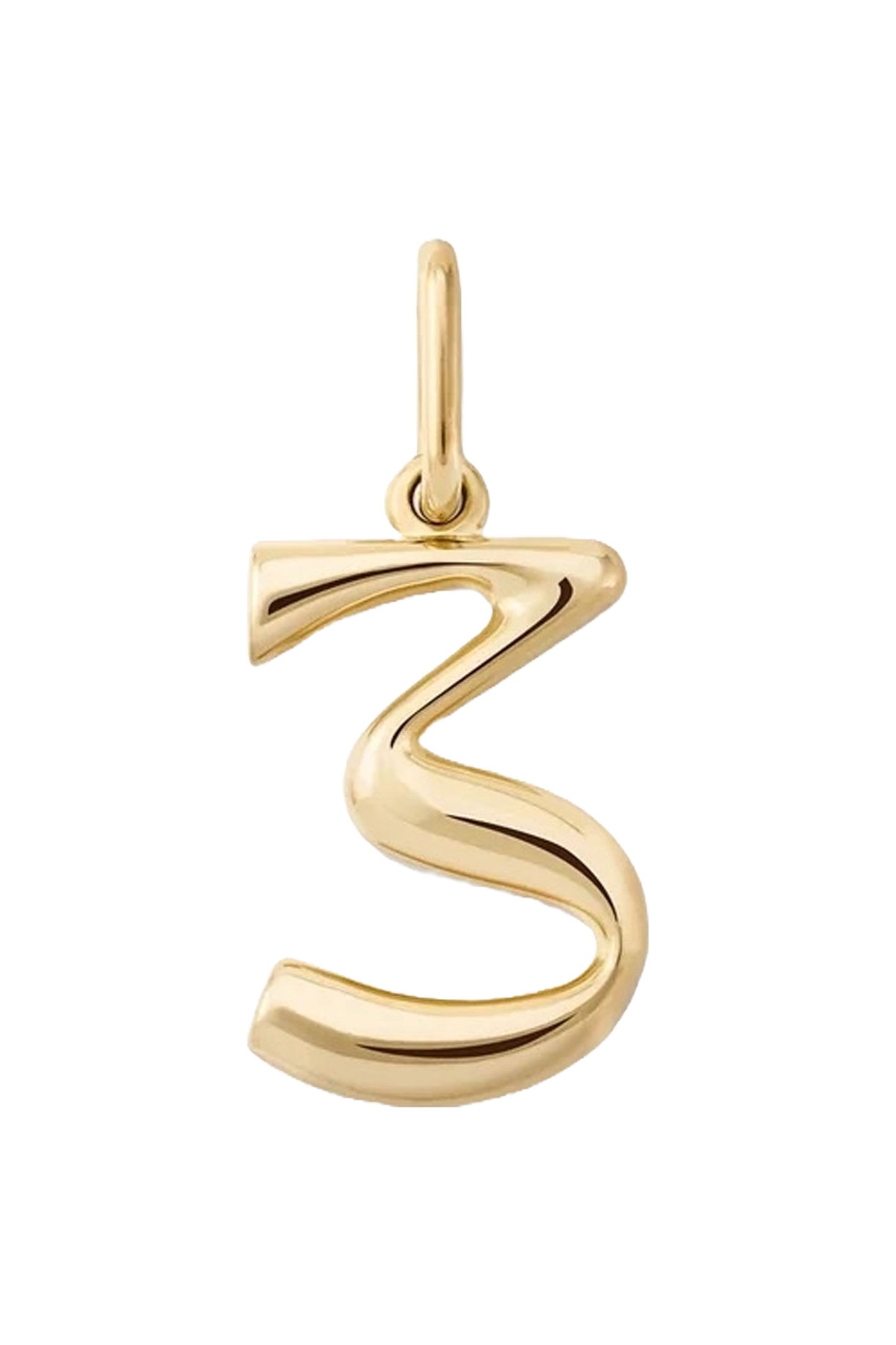 Oversized Number Charm