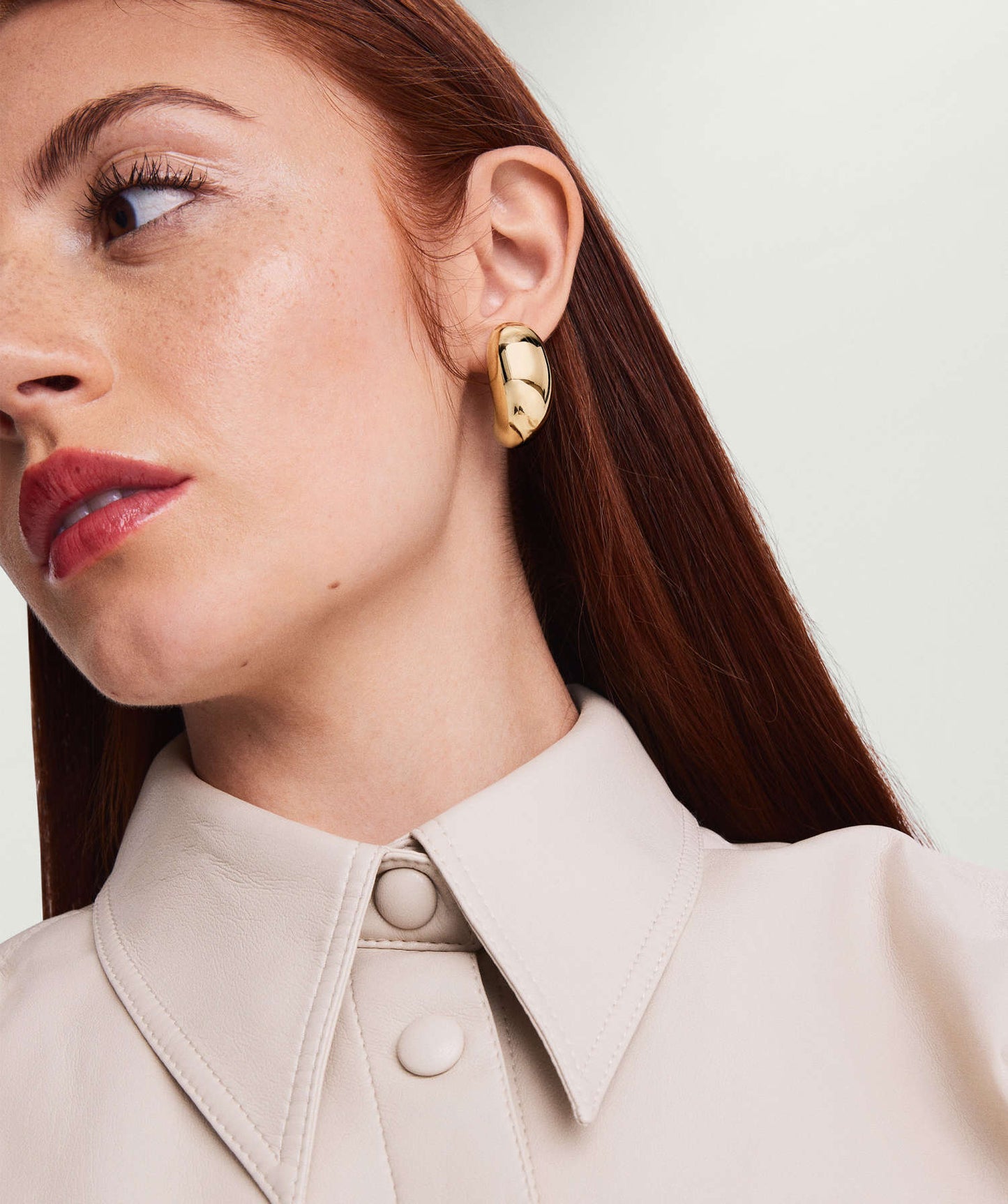 Mega Dôme Earrings Gold Vermeil