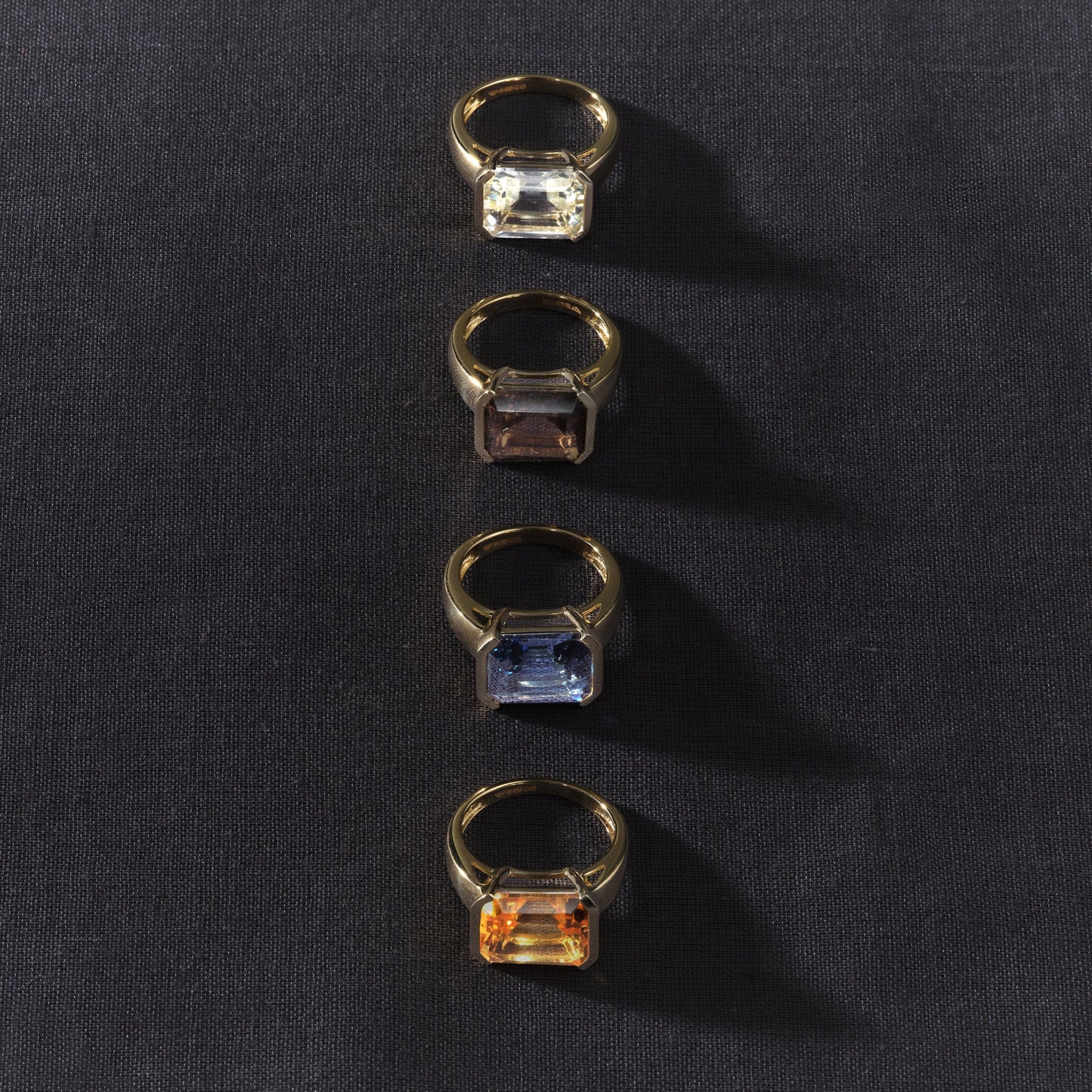 Mint Quartz Domino Ring