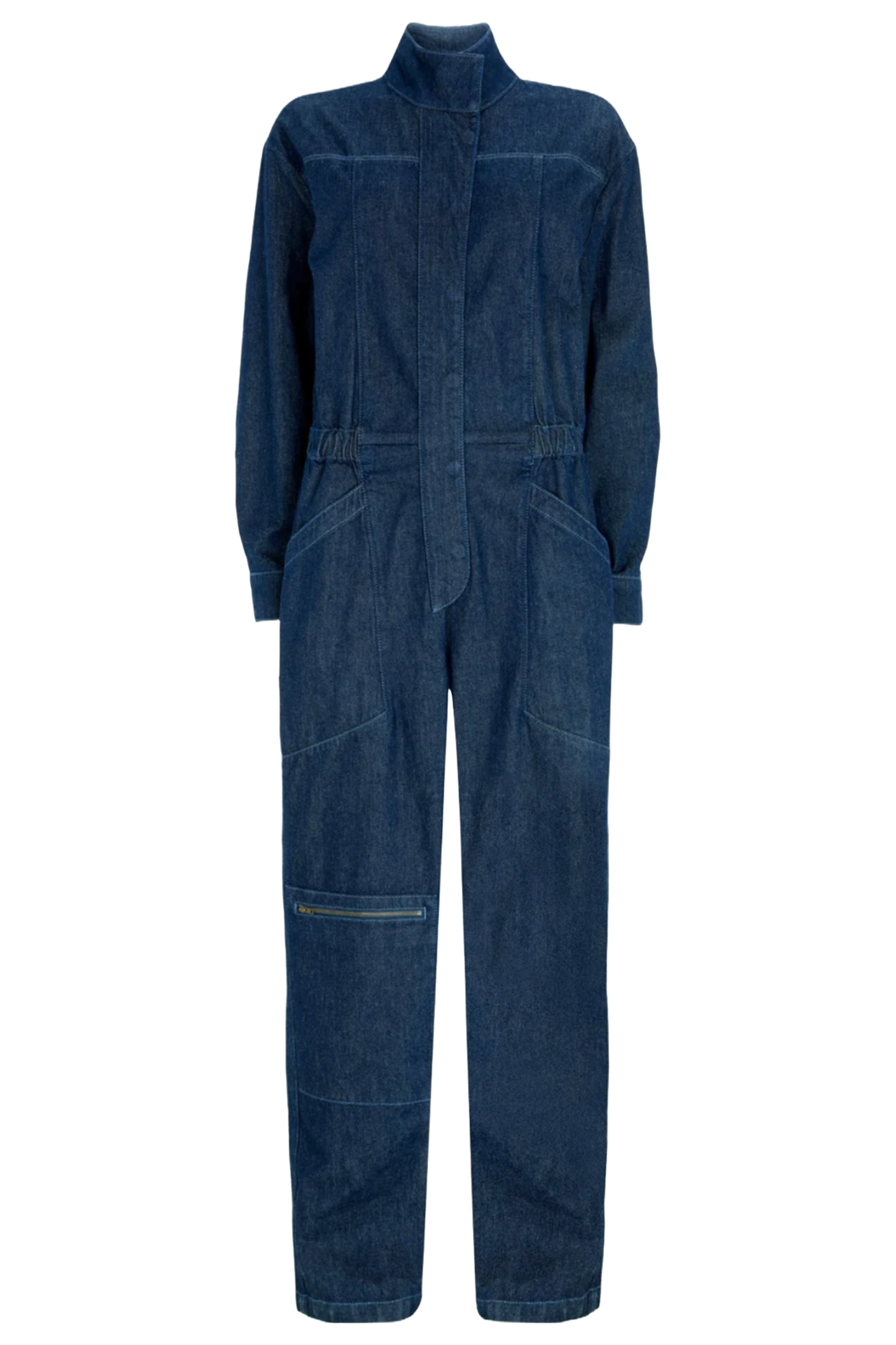 Dark Indigo Denim Jumpsuit
