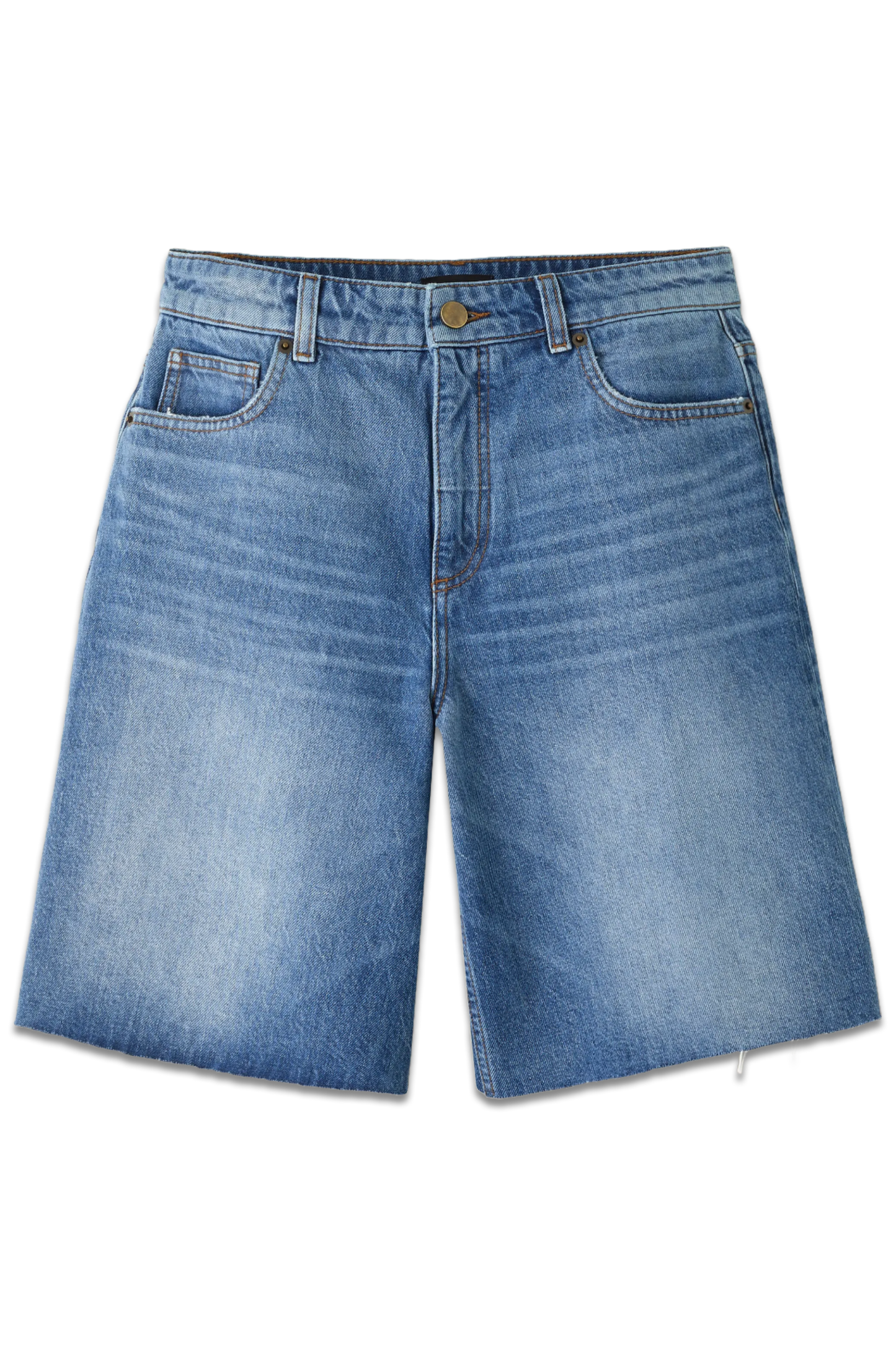 Denim High-Rise Bermuda Short