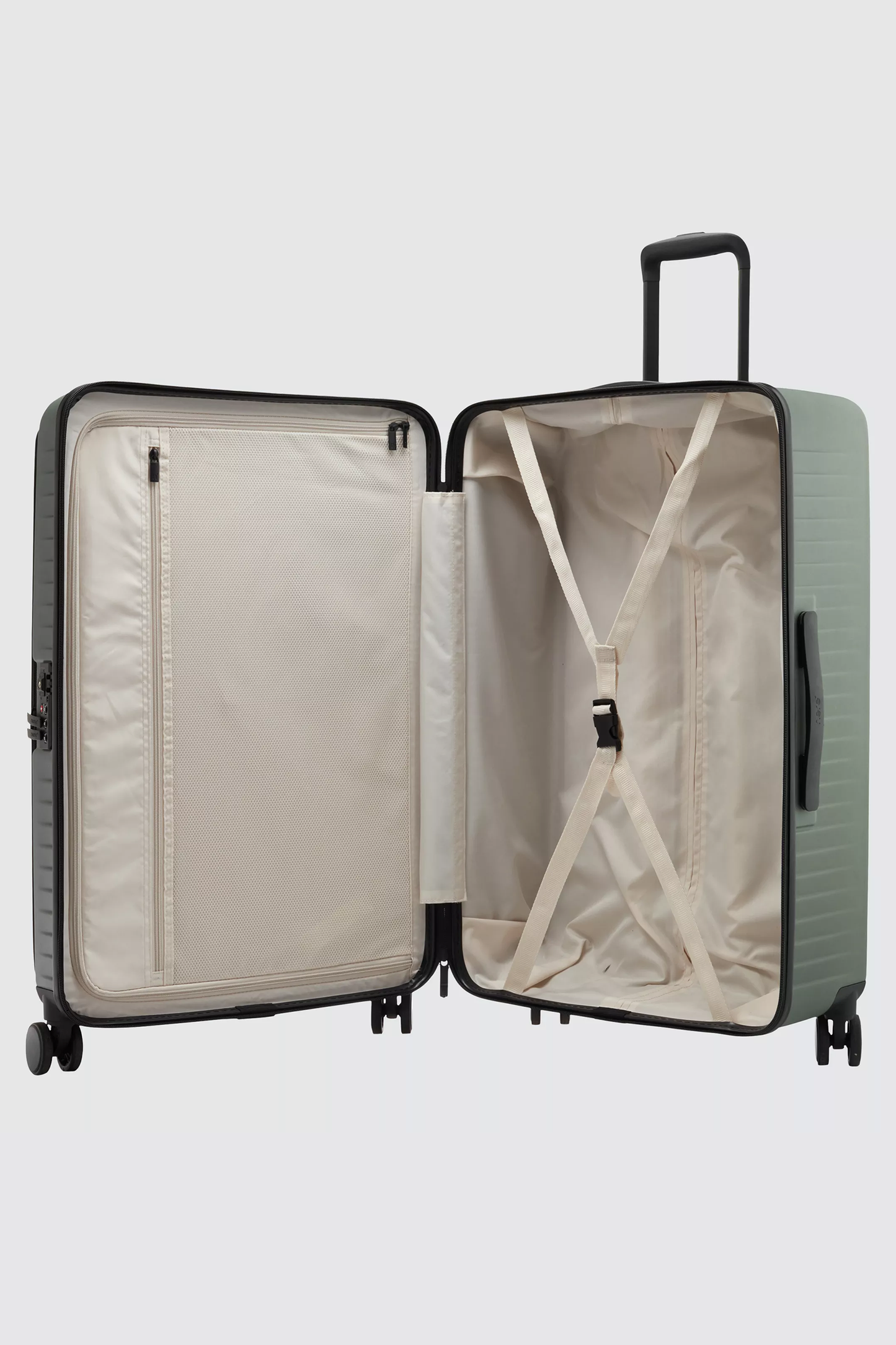 Venture Dual Open 4-Wheel Spinner 56cm Cabin Case, 36L