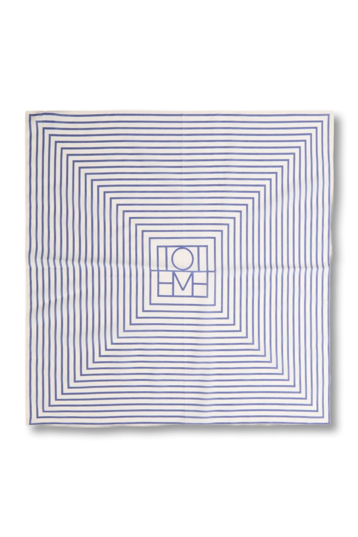 Striped Cotton and Silk-blend Scarf