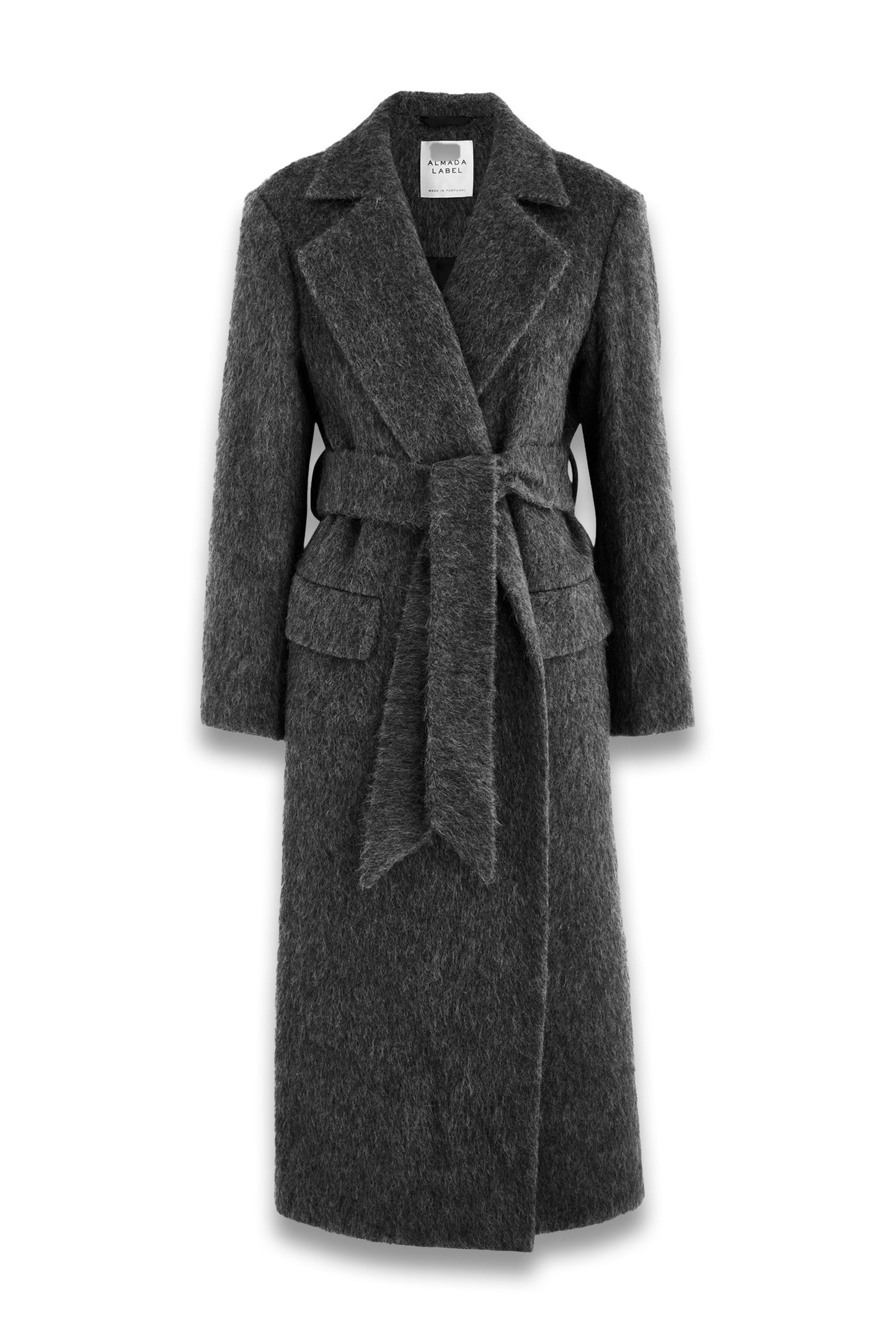 Ivy Belted Wool-Blend Coat