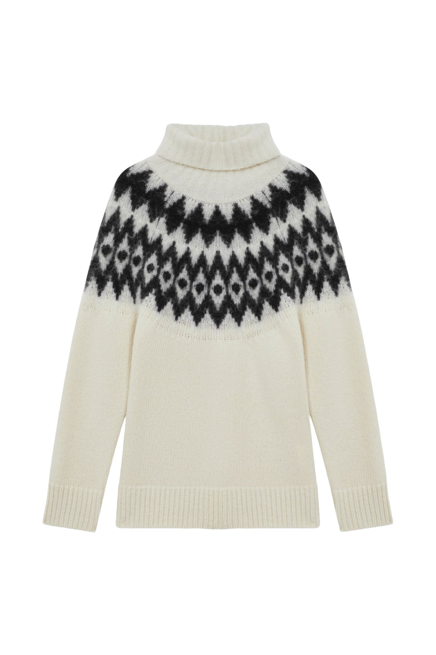 Amy Wool-Cashmere Blend Fair-Isle Roll Neck Jumper