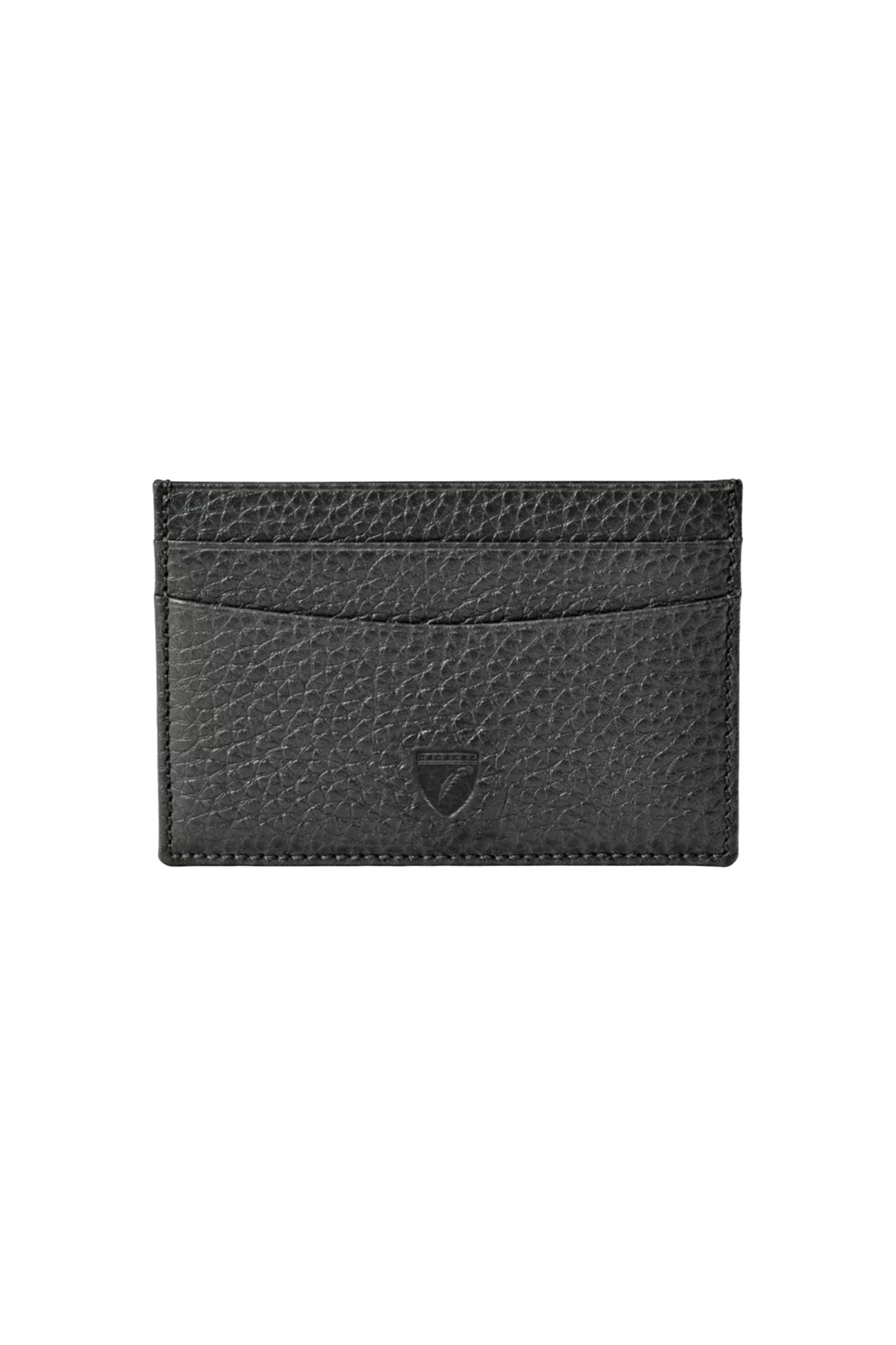 Slim Credit Card Holder Black Pebble