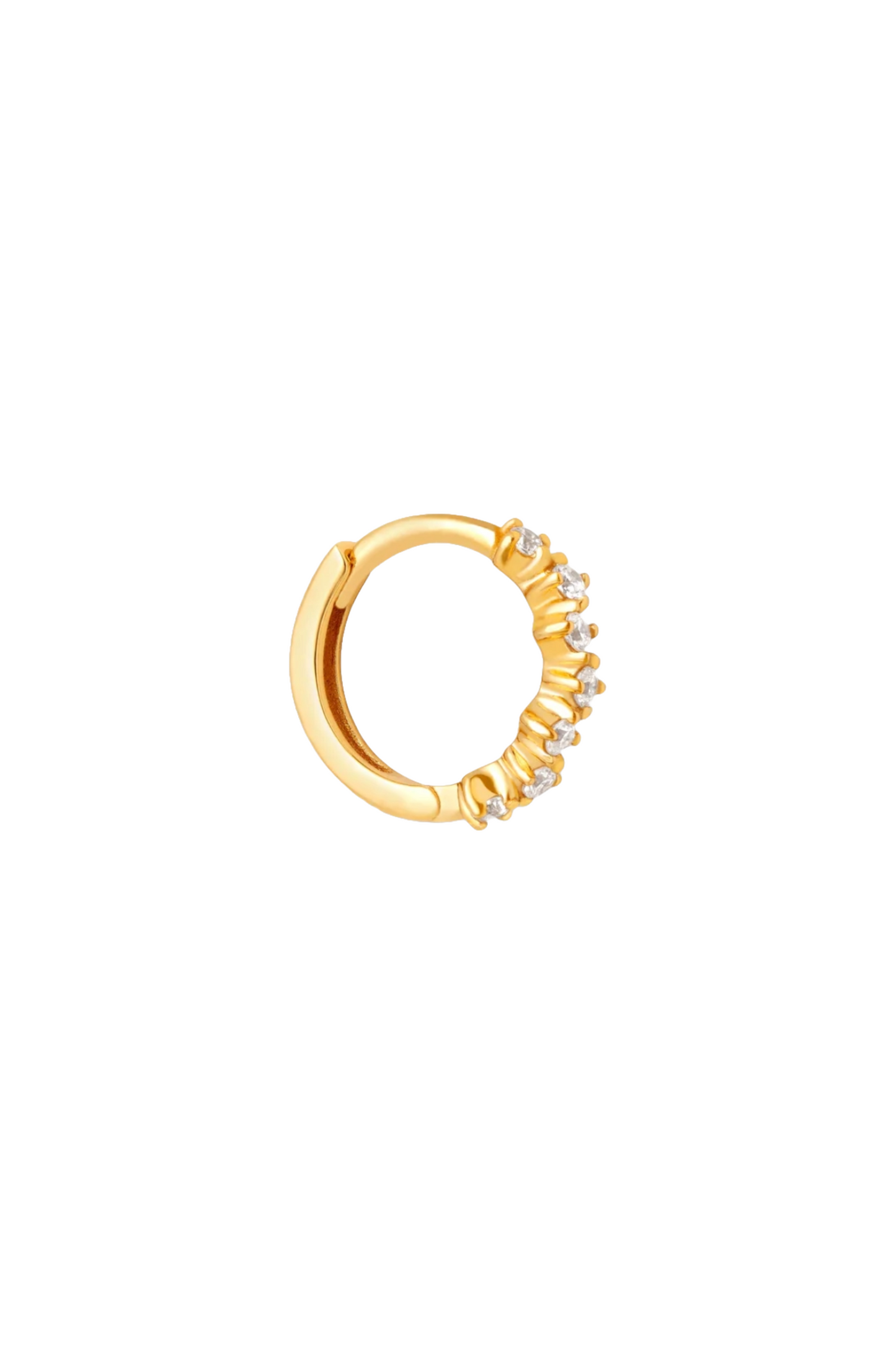 Cluster Hoop 8mm in Gold