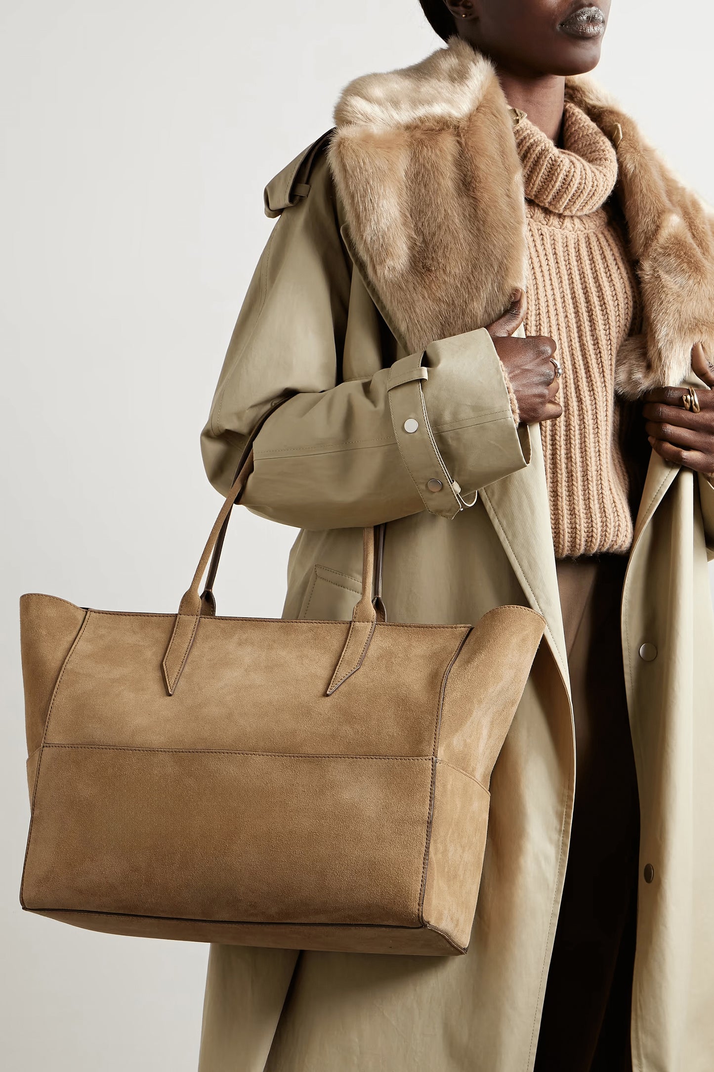 Incognito Cabas Small Suede Tote