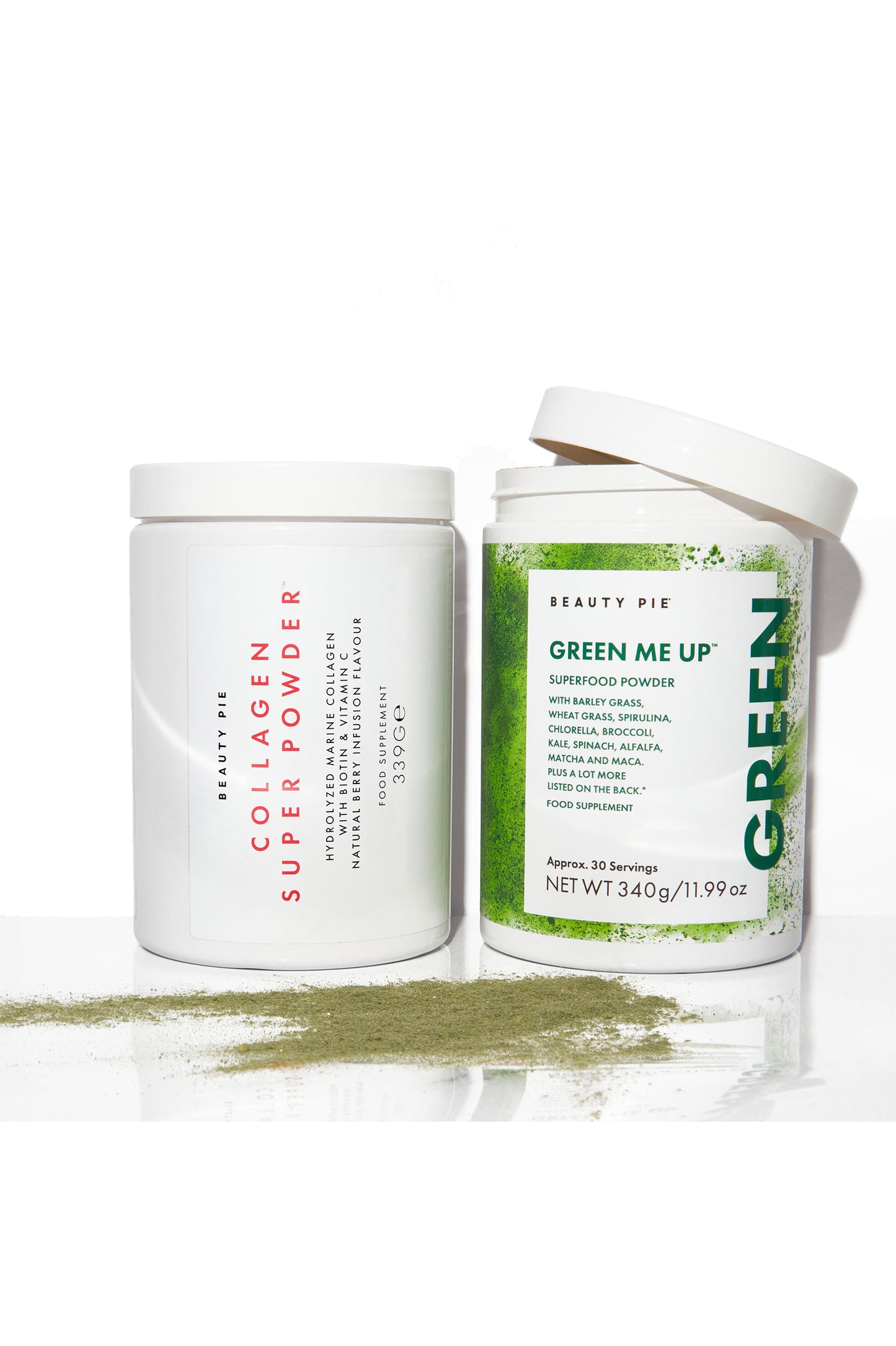 Collagen & Supergreens Powder Power
