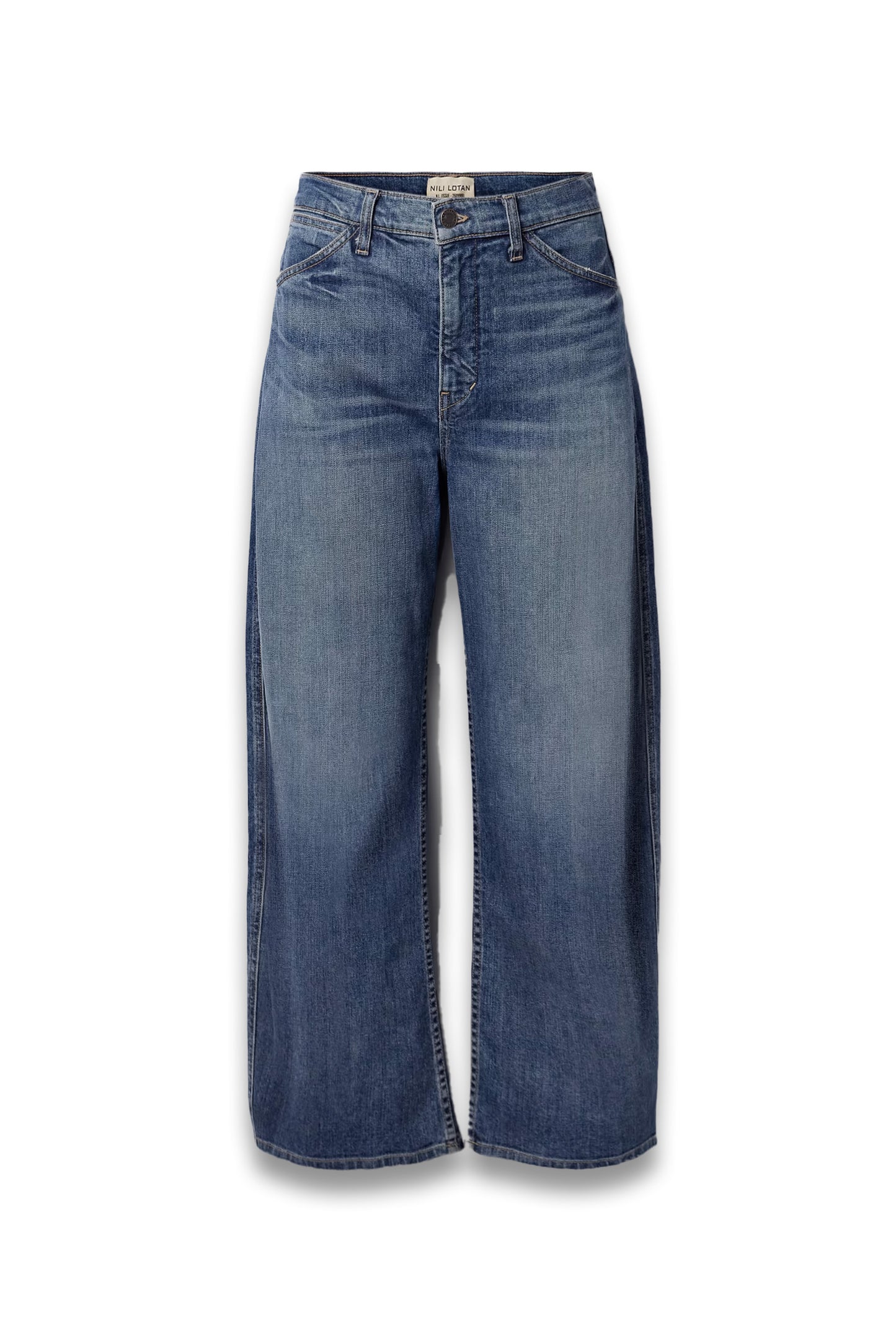 Tribeca high-rise tapered jeans