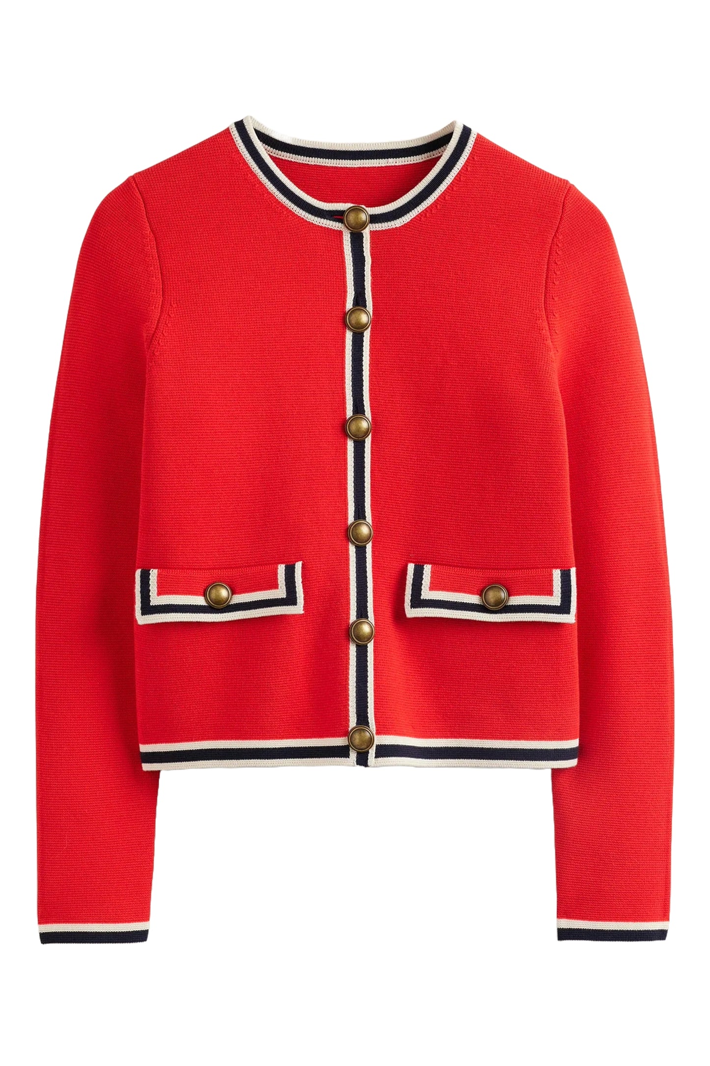 Holly Knitted Jacket Hot Pepper Red