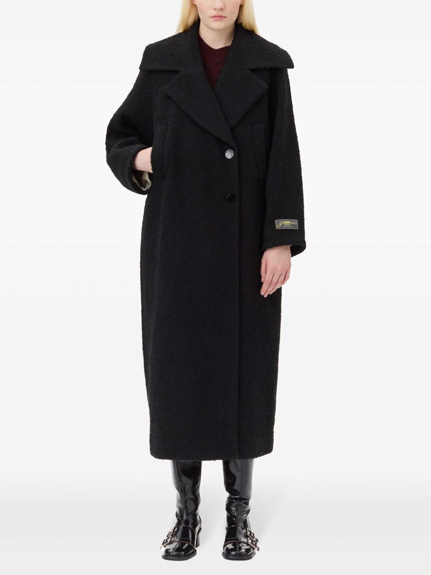 Textured Bouclé Coat
