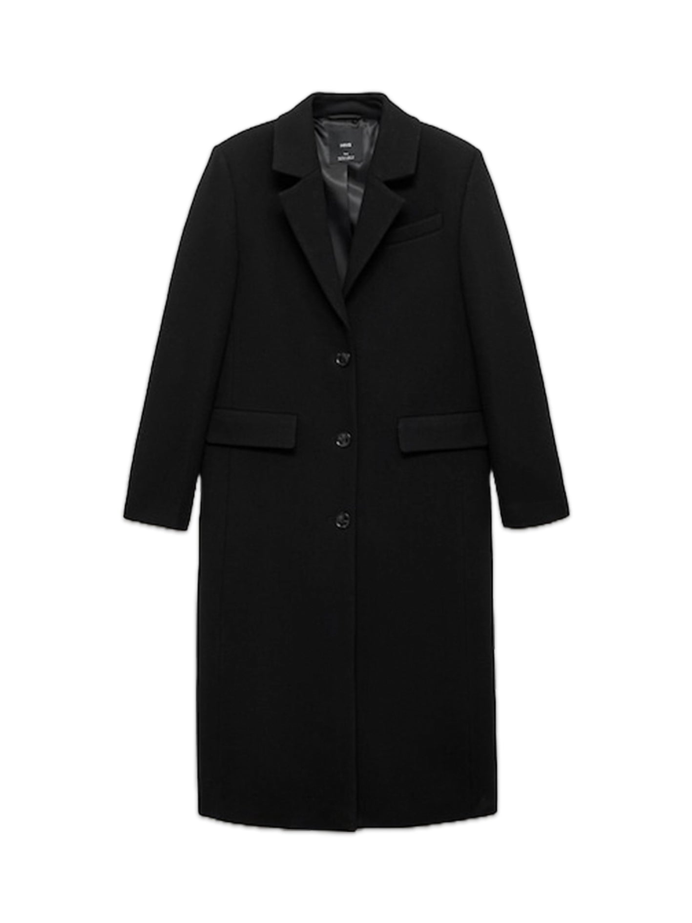 Long Structured Wool Coat