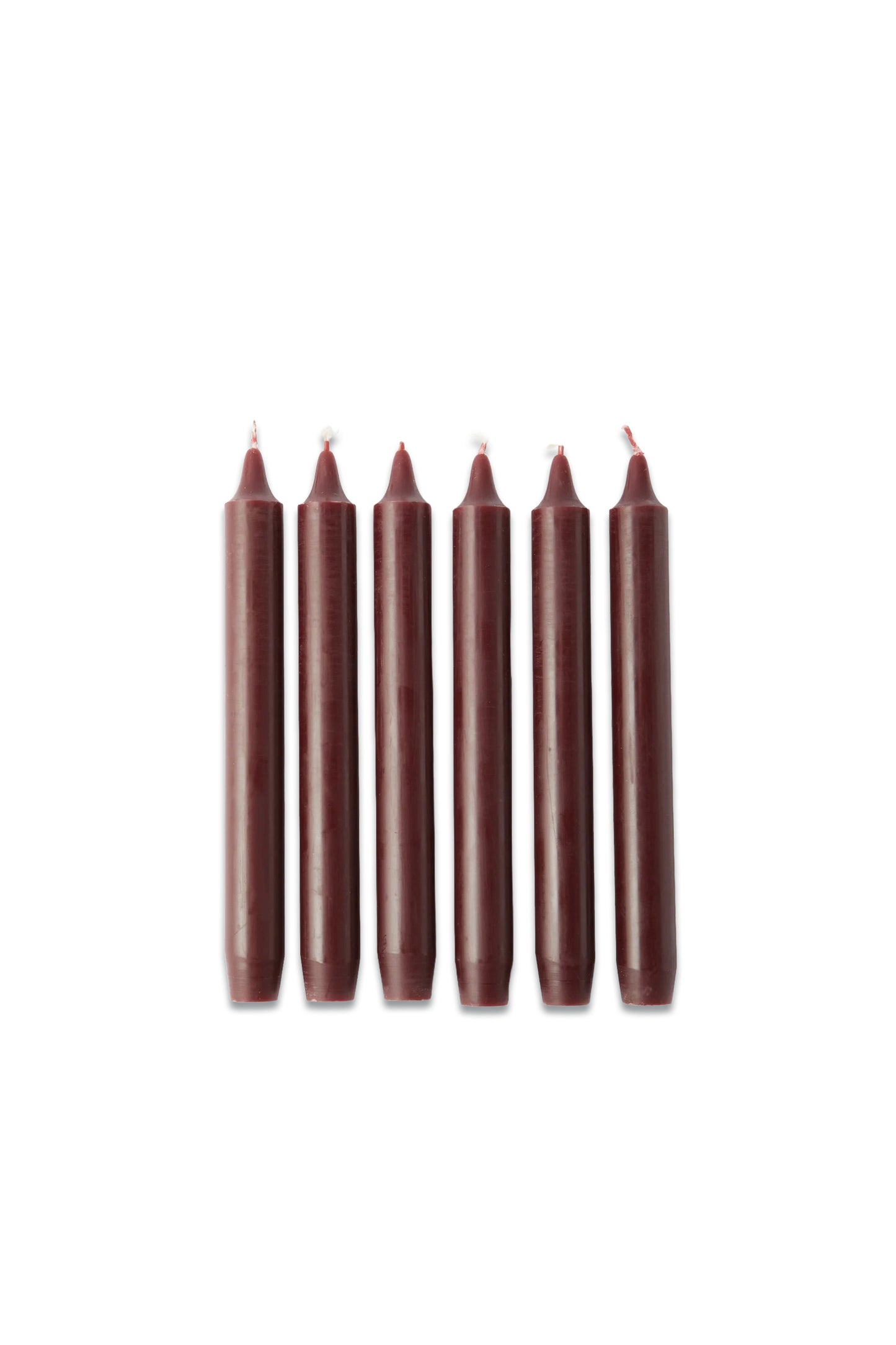 Set of Six Madeleine Tapered Candles