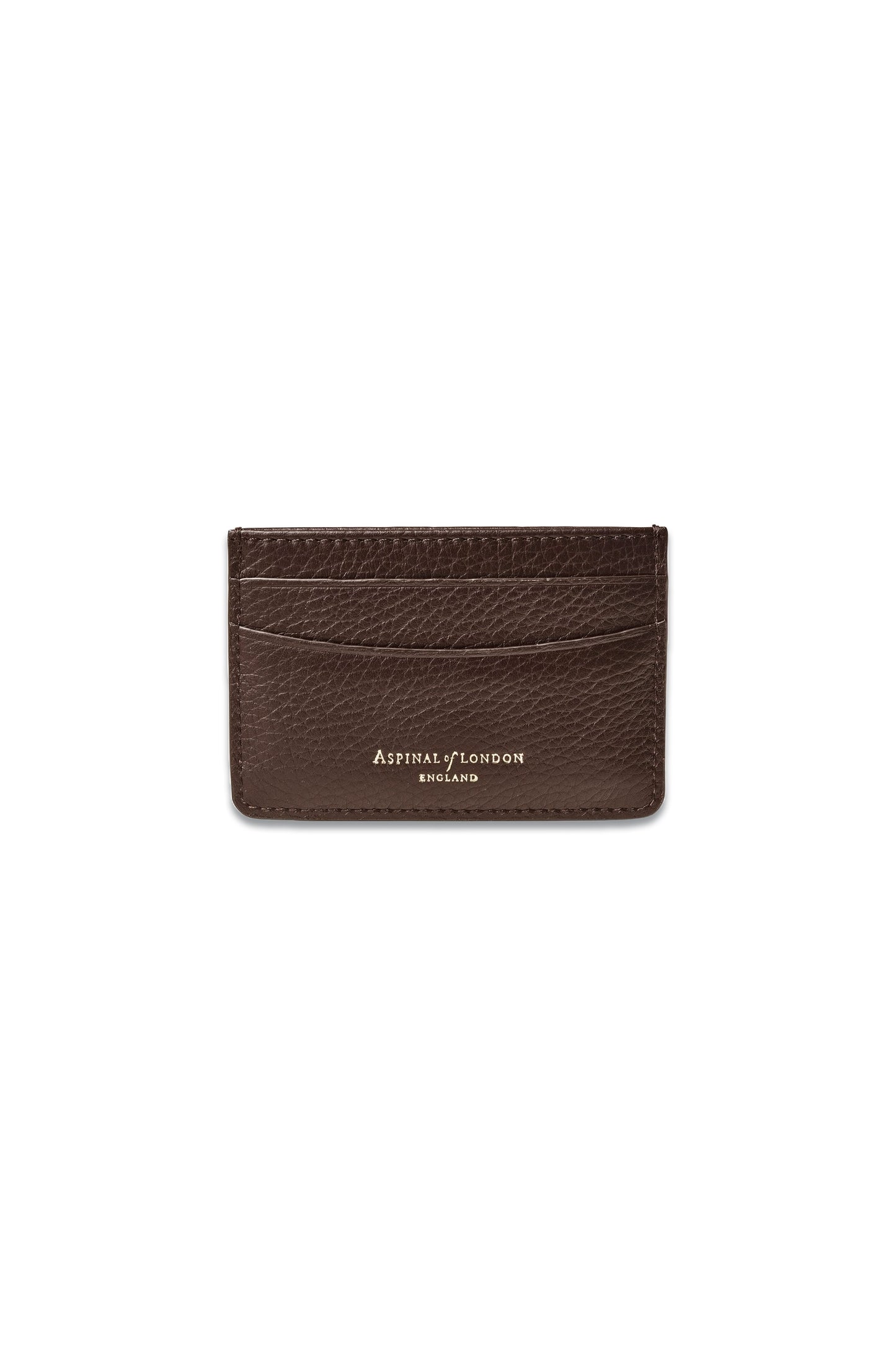 Chocolate Pebble Slim Credit Card Holder