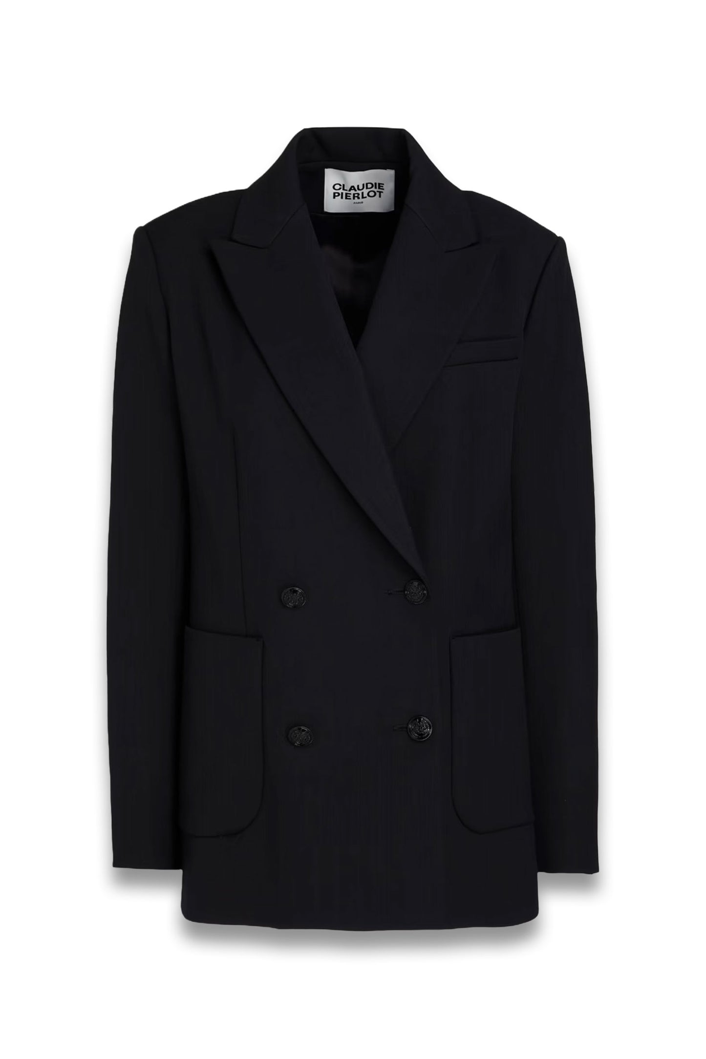 Virginia Double-Breasted Twill Blazer