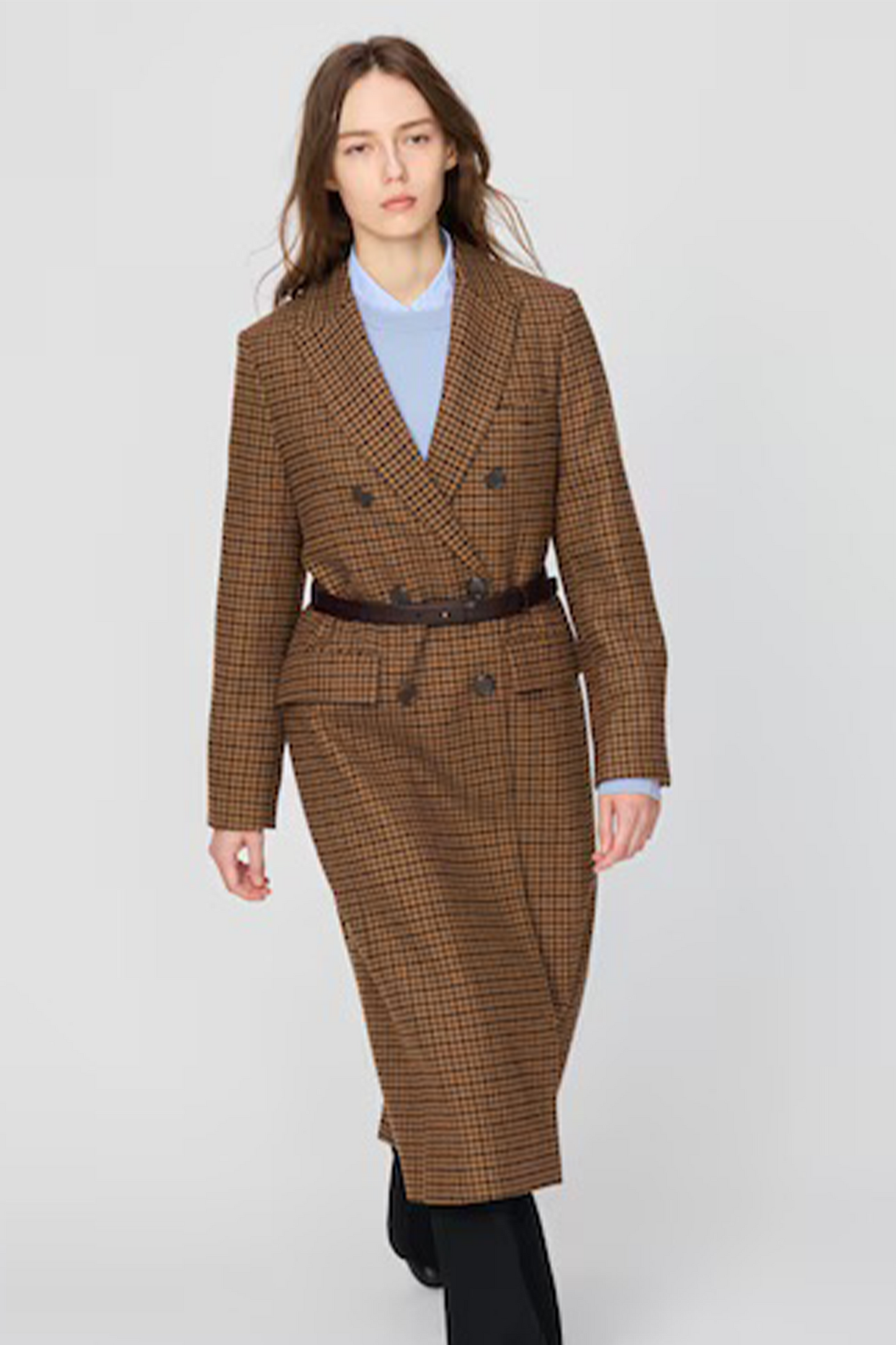 Double Breasted Long Coat