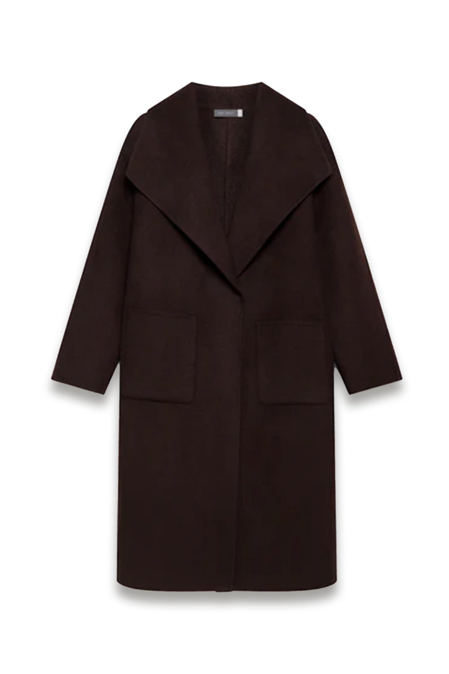 Brown Wool Blend Coat