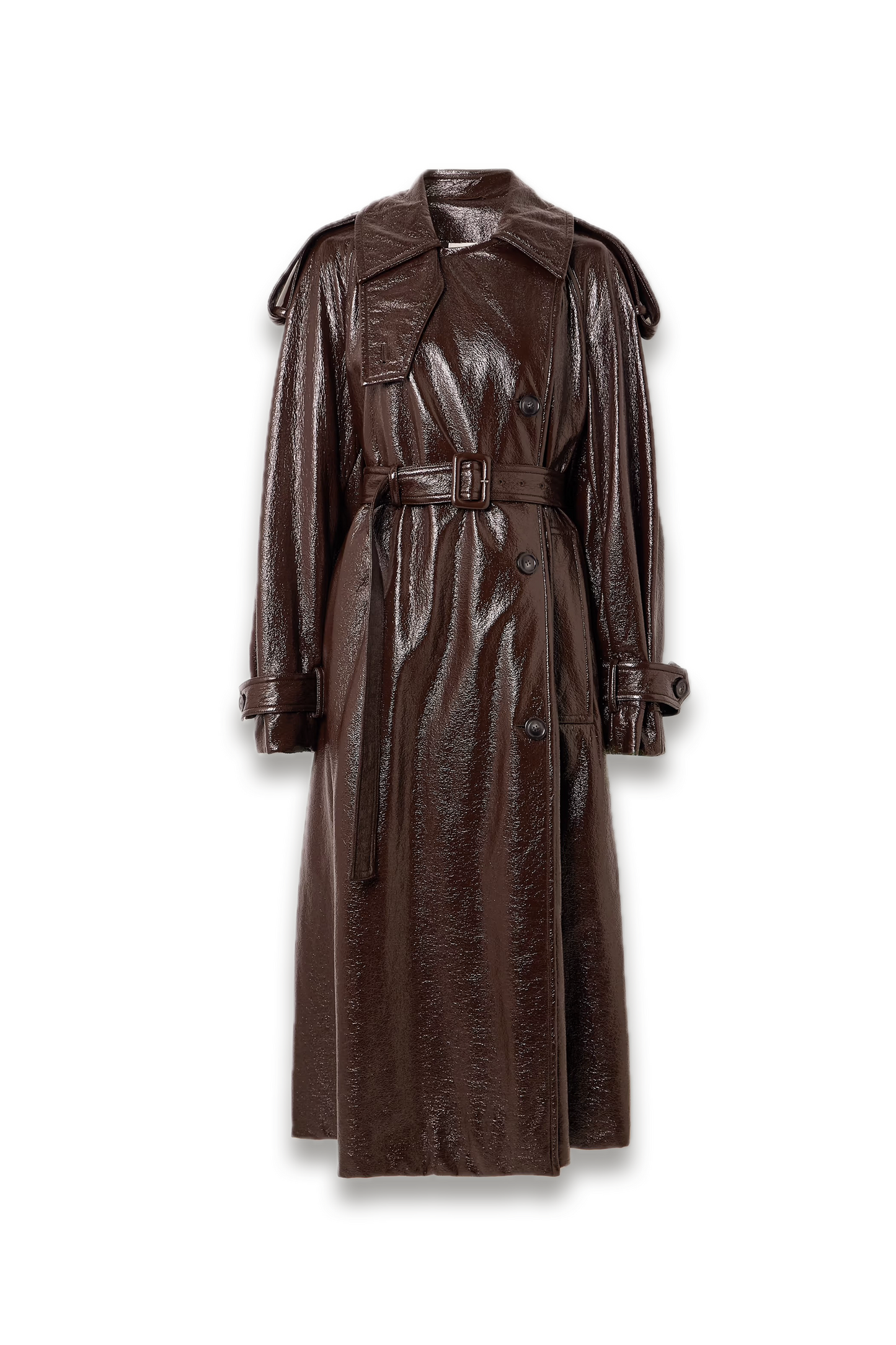 Bairo Coated-Cotton Trench Coat
