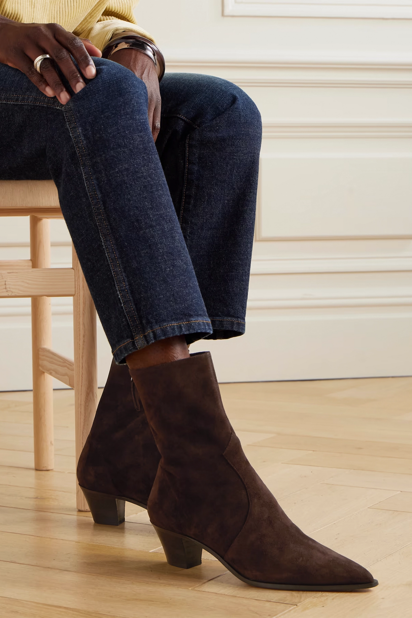 Brunswick suede ankle boots
