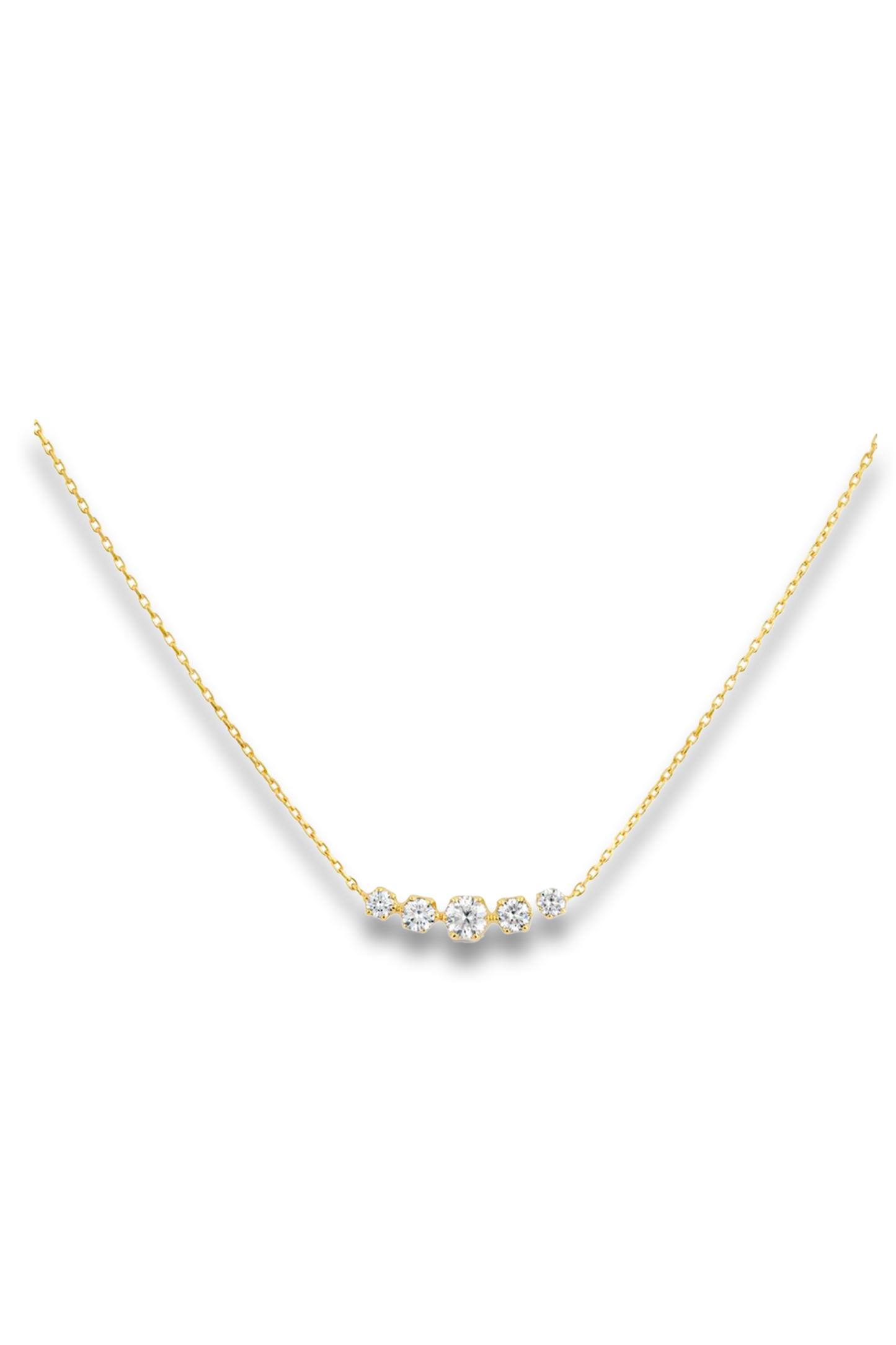Elyhara Diamond Scoop Necklace