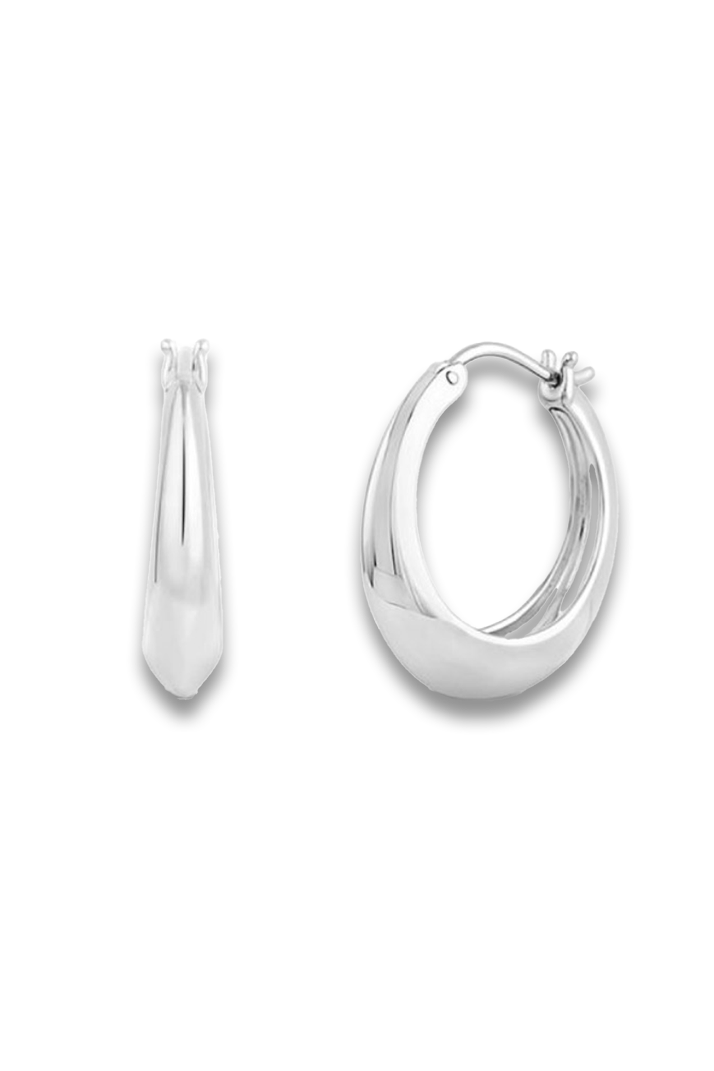 Signature Chunky Tapering Hoops
