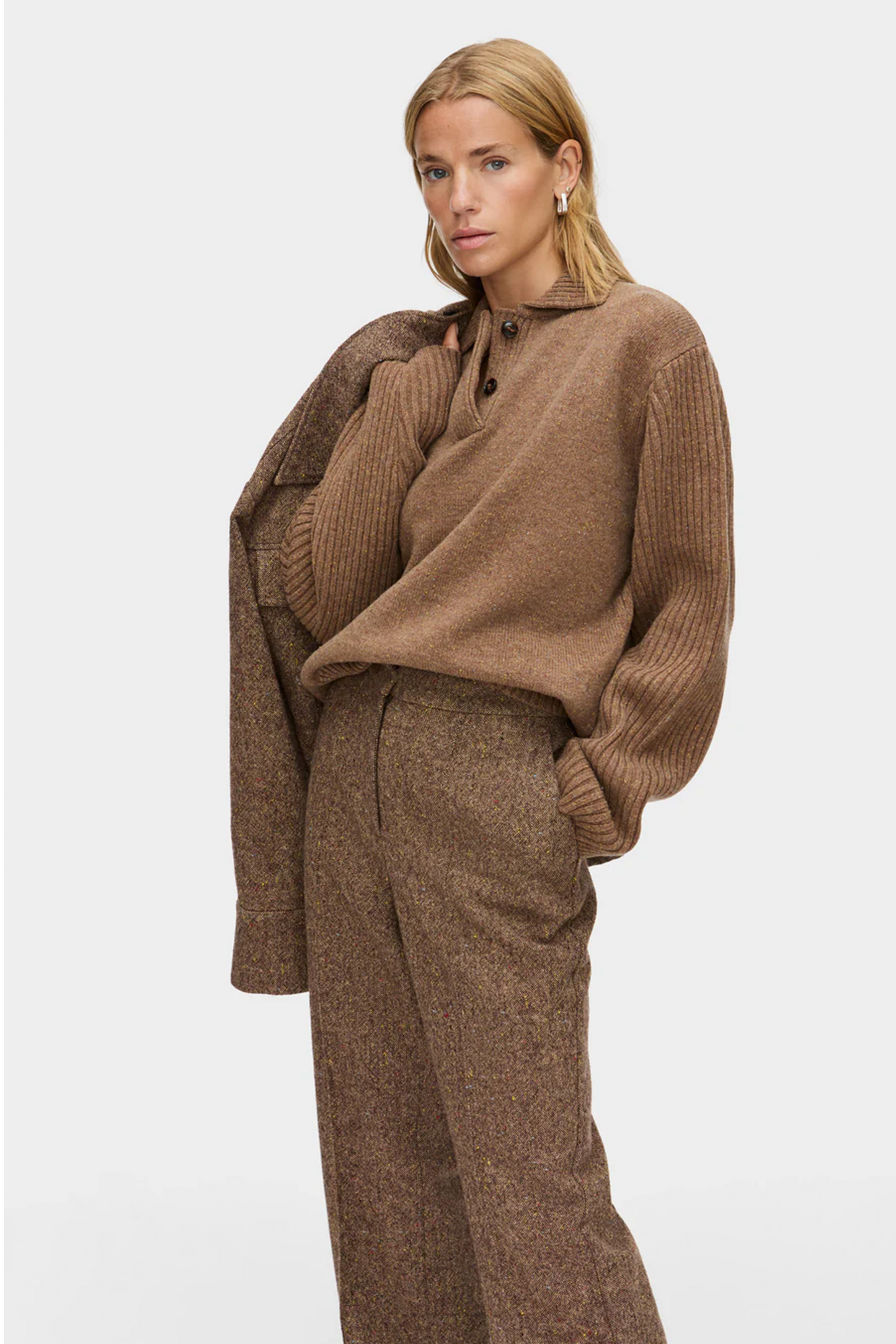Jill Knitted Polo Jumper