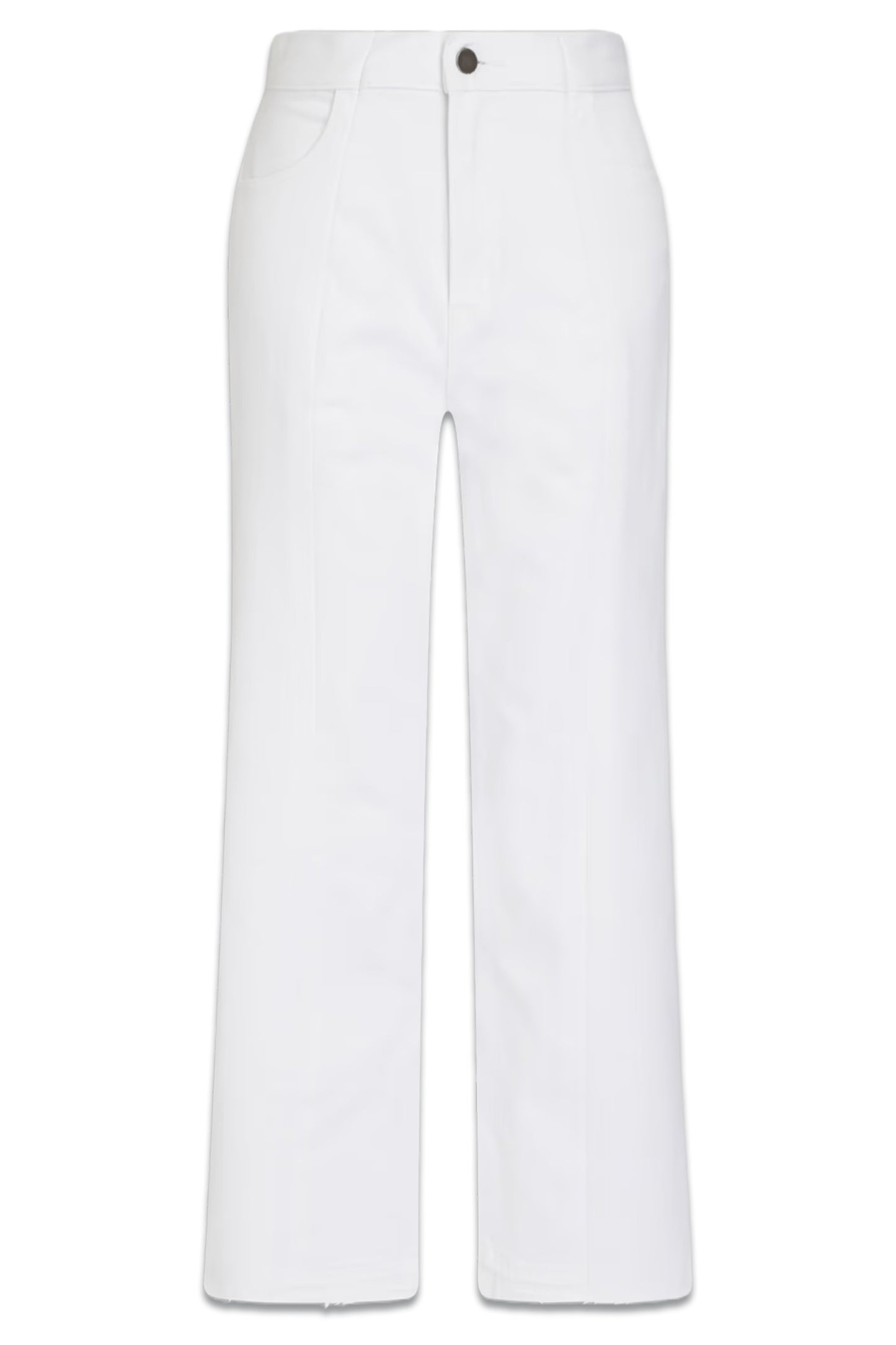 The High-rise Flared Jeans White