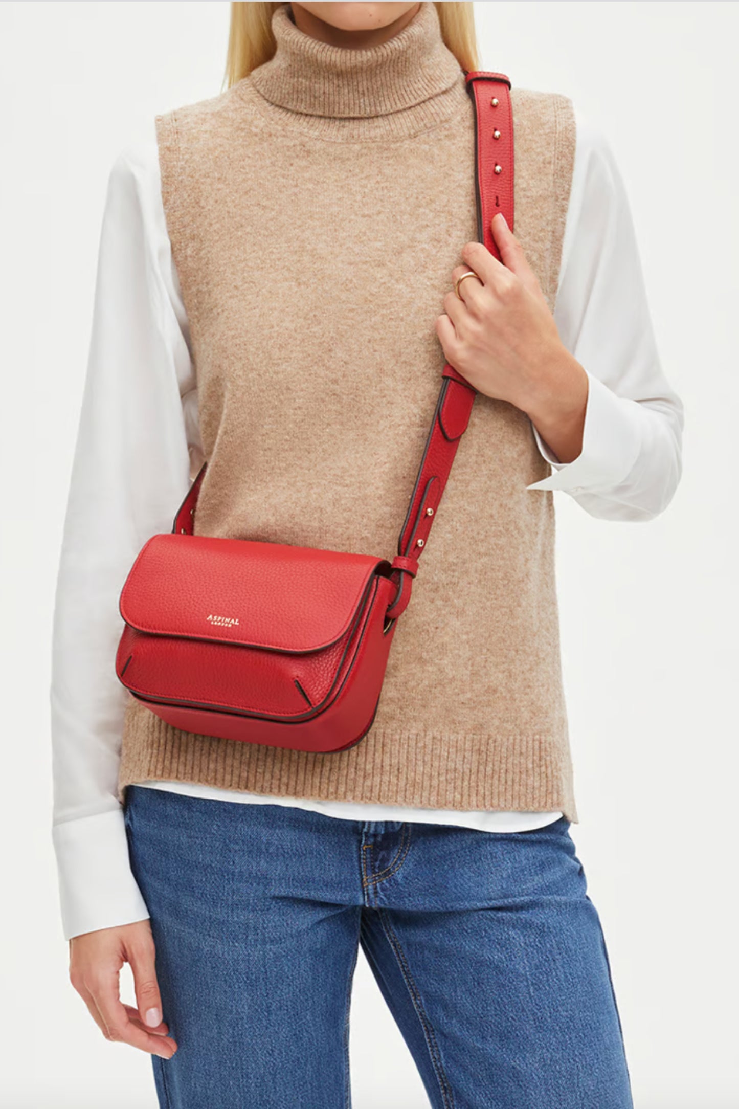 Ella Bag Cardinal Red Pebble