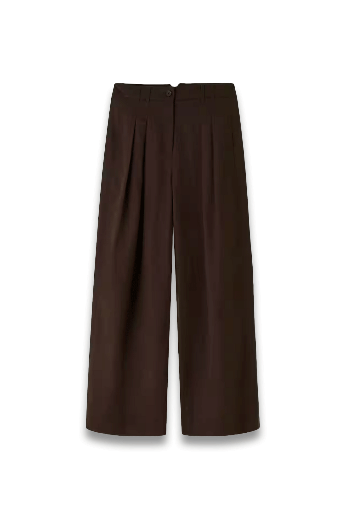 Wide-Leg Pleat Pant