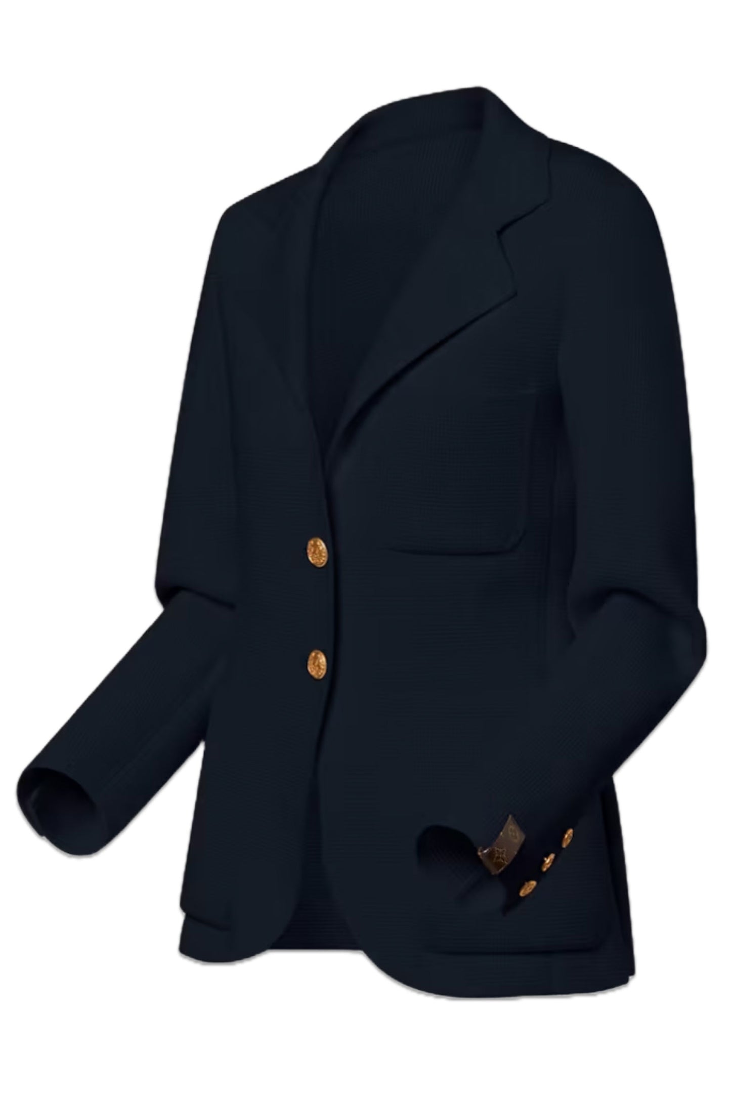 Compact Knit Preppy Blazer