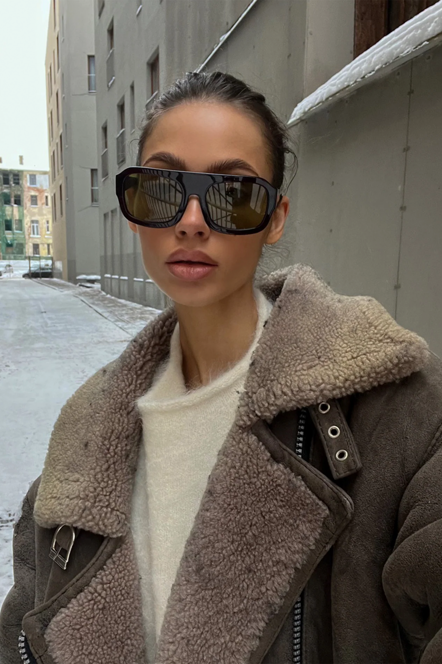 Kaia Sunglasses in Malbec/Khaki
