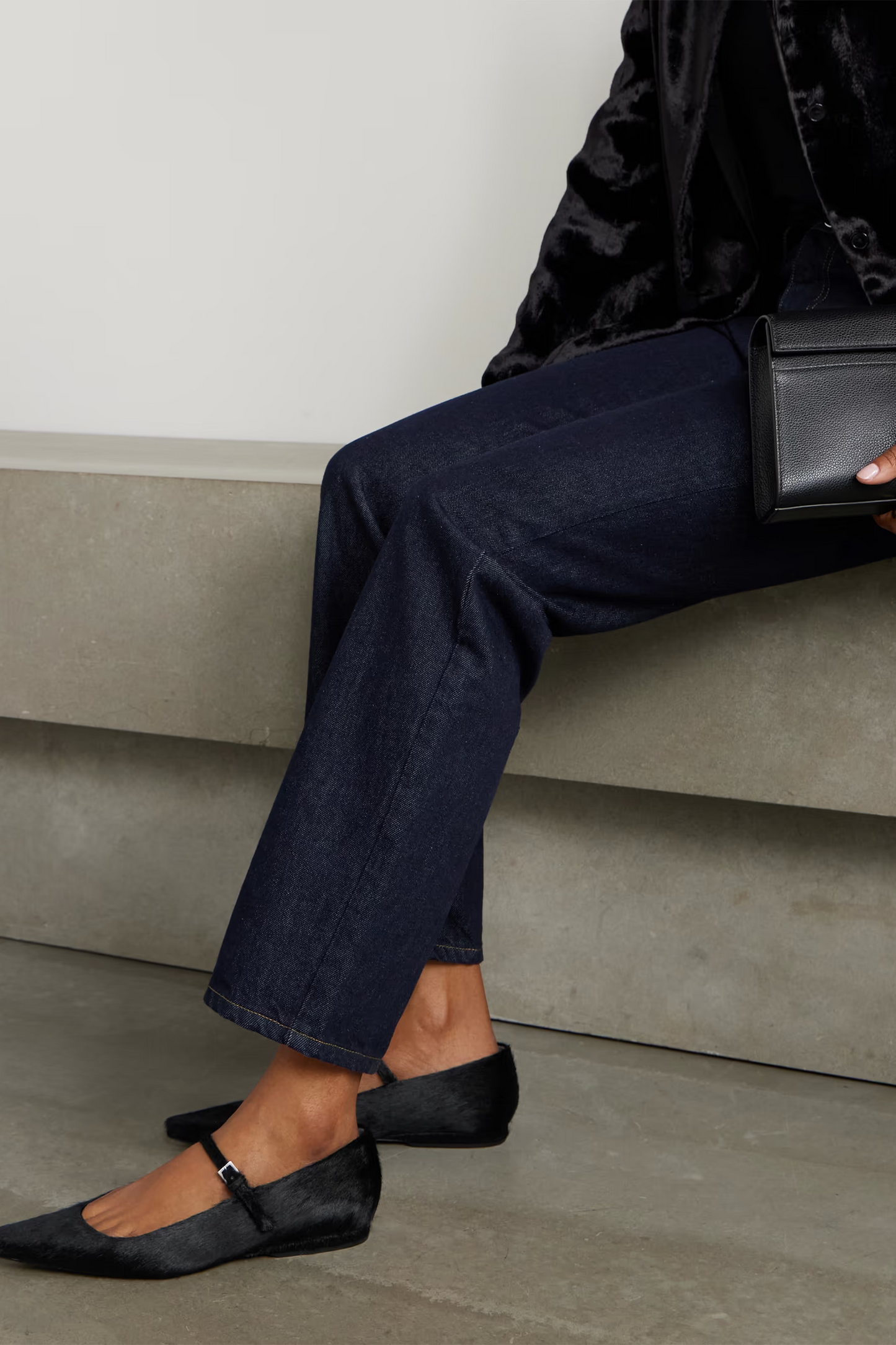 Leone Calf Hair Flats