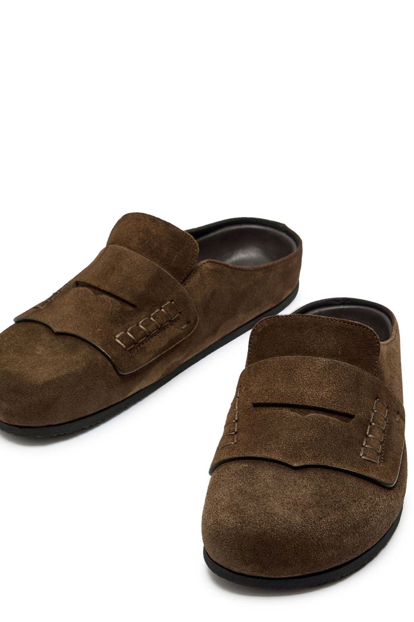 Les Mules Mocassin Suede Mules