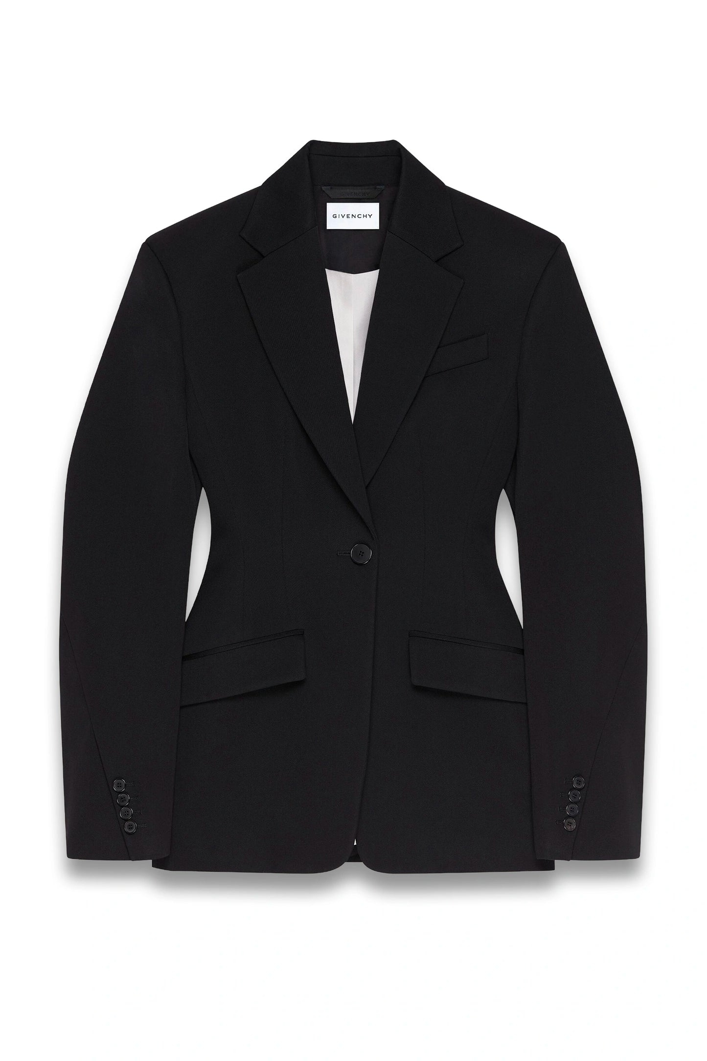 Single-breasted Cocoon Jacket in Wool
