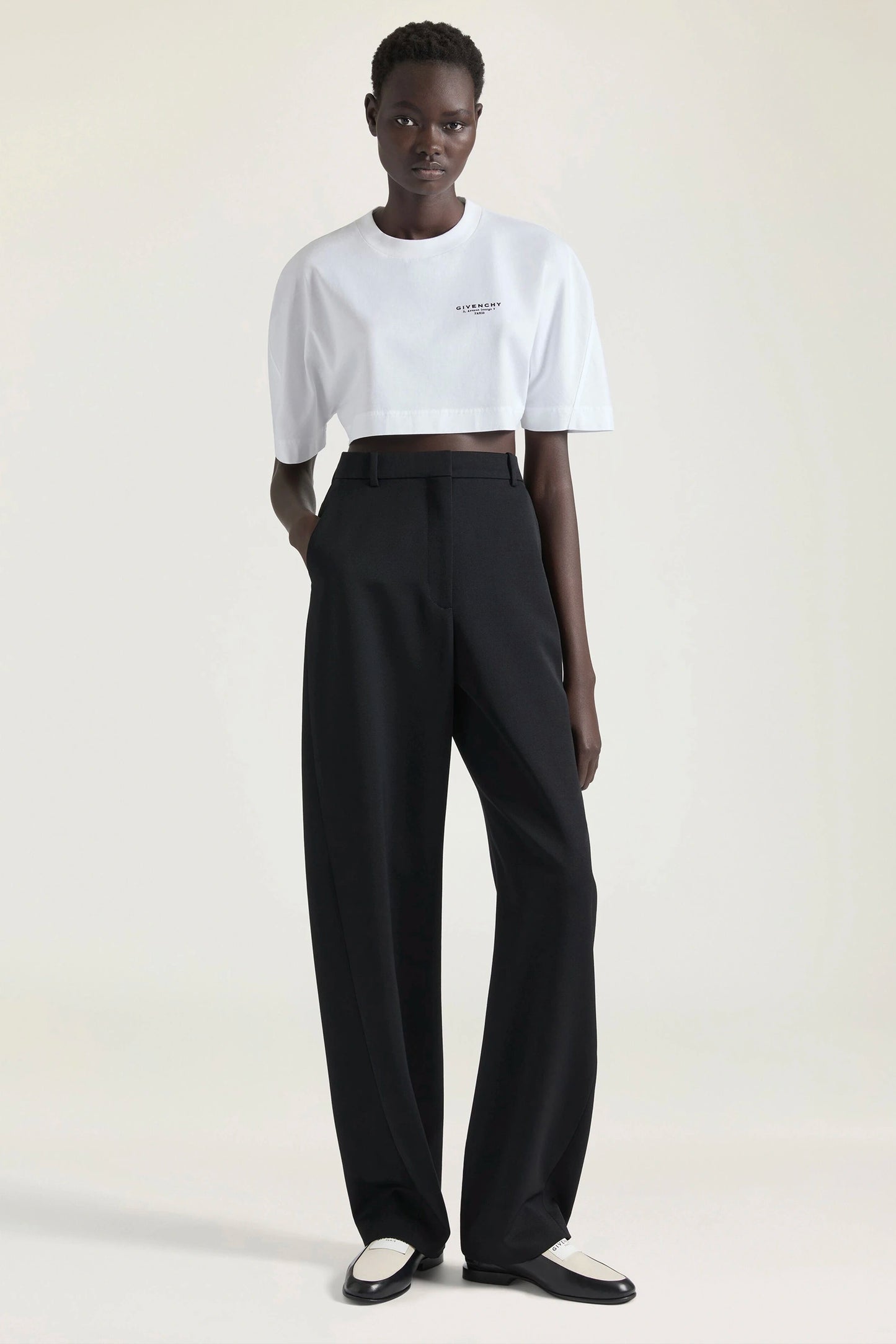 Cocoon Tailored Pants in Wool