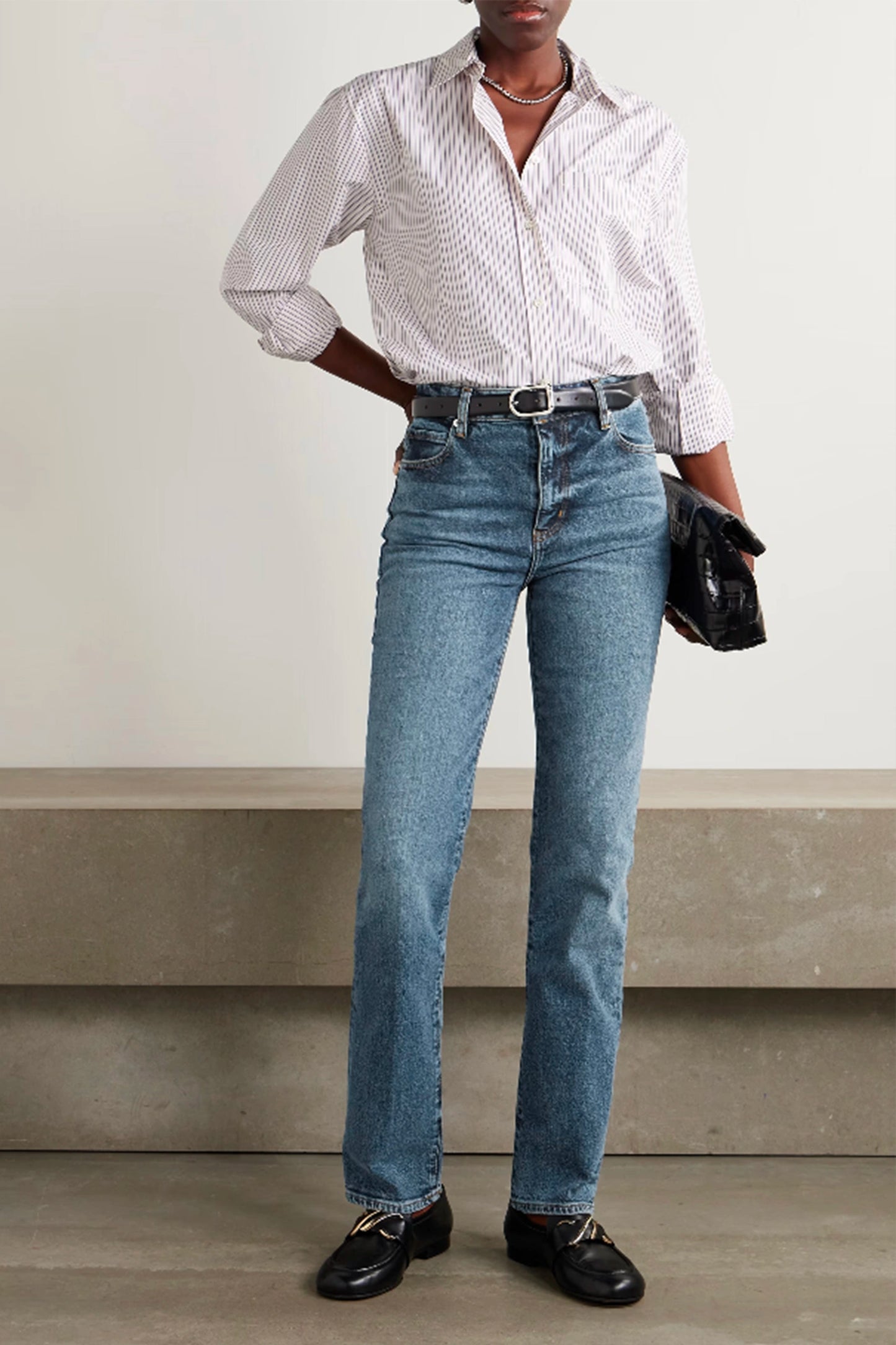 The Ruler High-rise Slim-leg Jeans