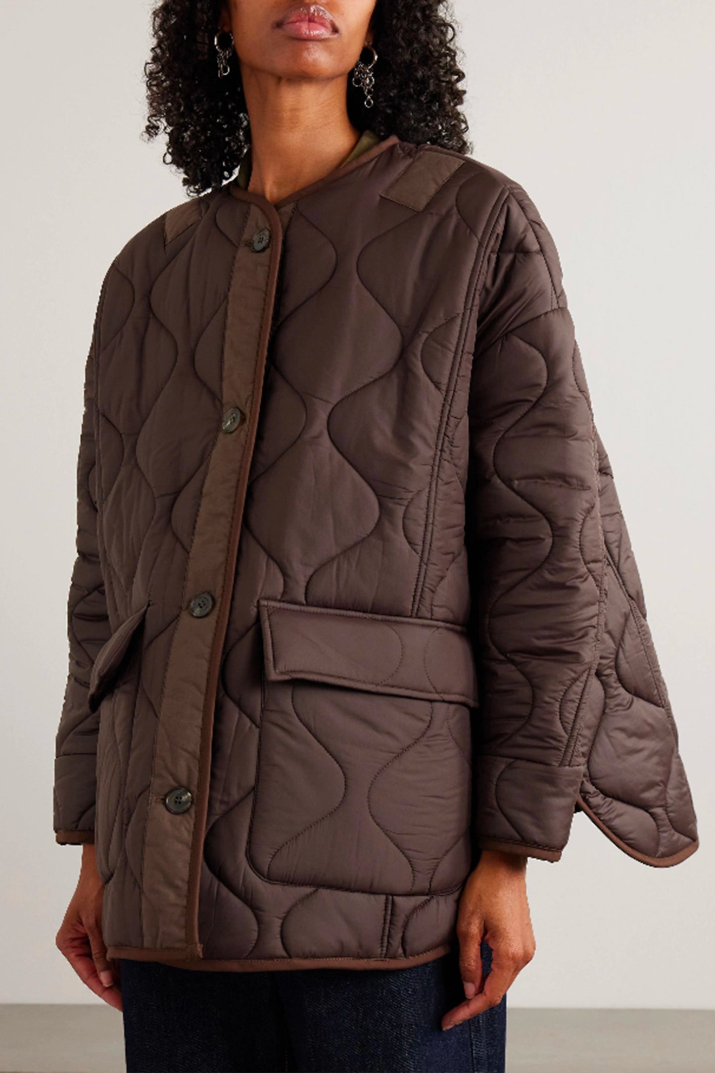 Teddy Quilted Shell Jacket