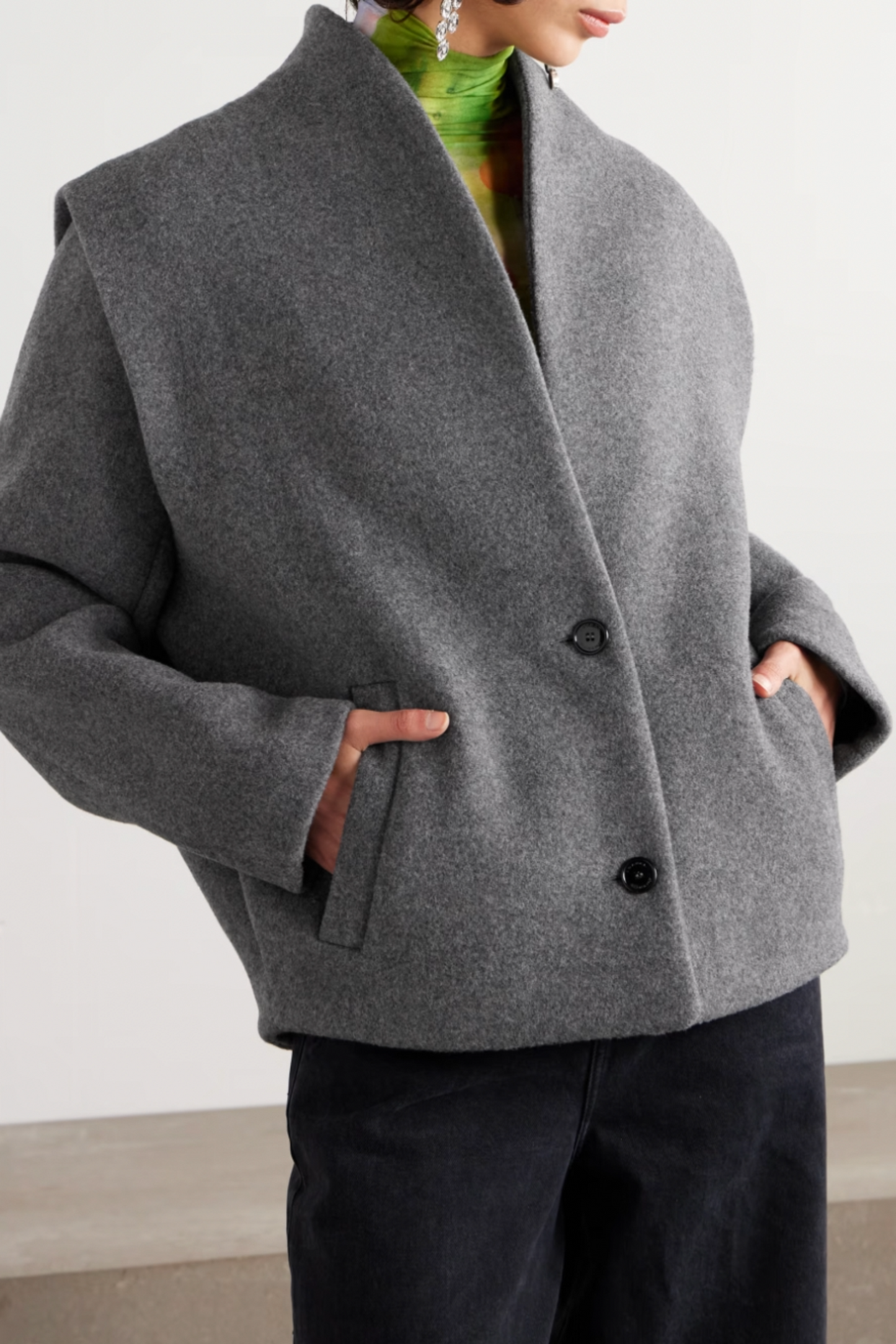 Drogo Brushed Wool-Blend Jacket