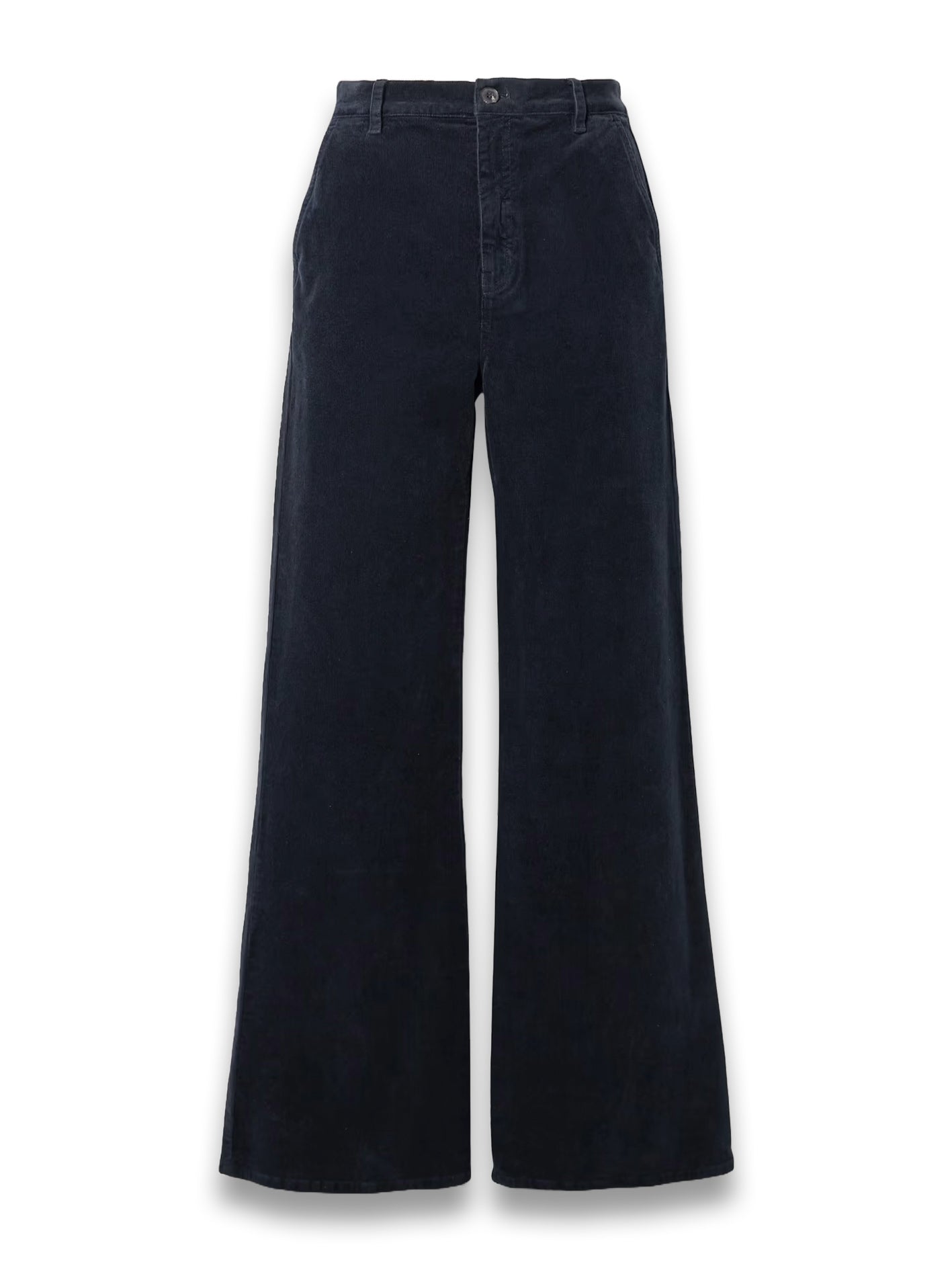 Anna Cotton-Blend Corduroy Flared Pants