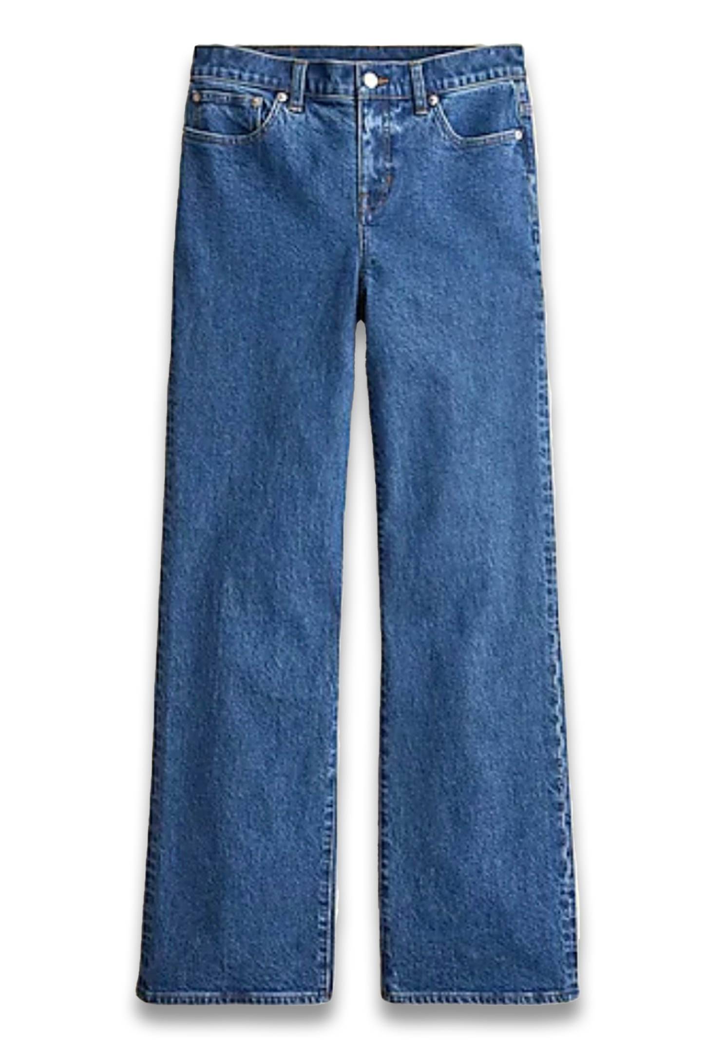 Lower-Rise Full-Length Slim-Wide Jean