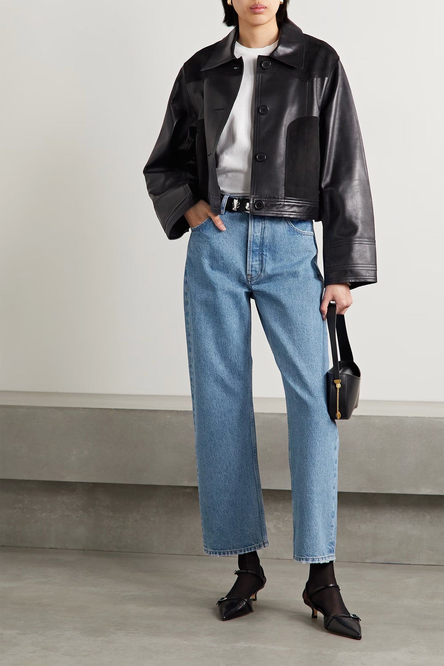Gavin High-Rise Straight-Leg Jeans
