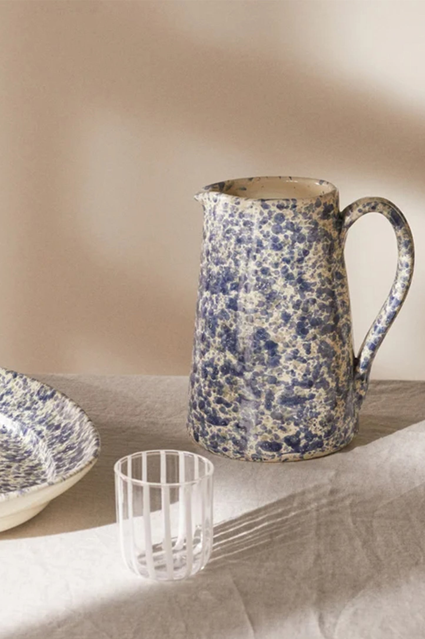 Splatter Stoneware Jug