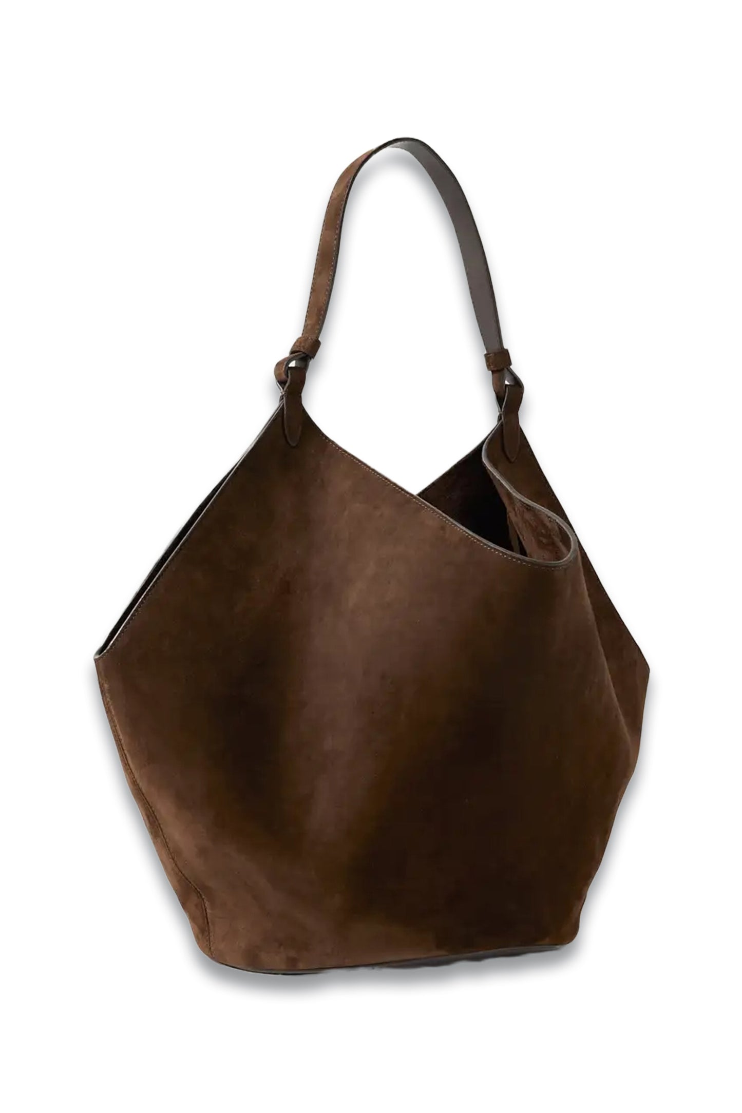 Lotus Medium Suede Tote