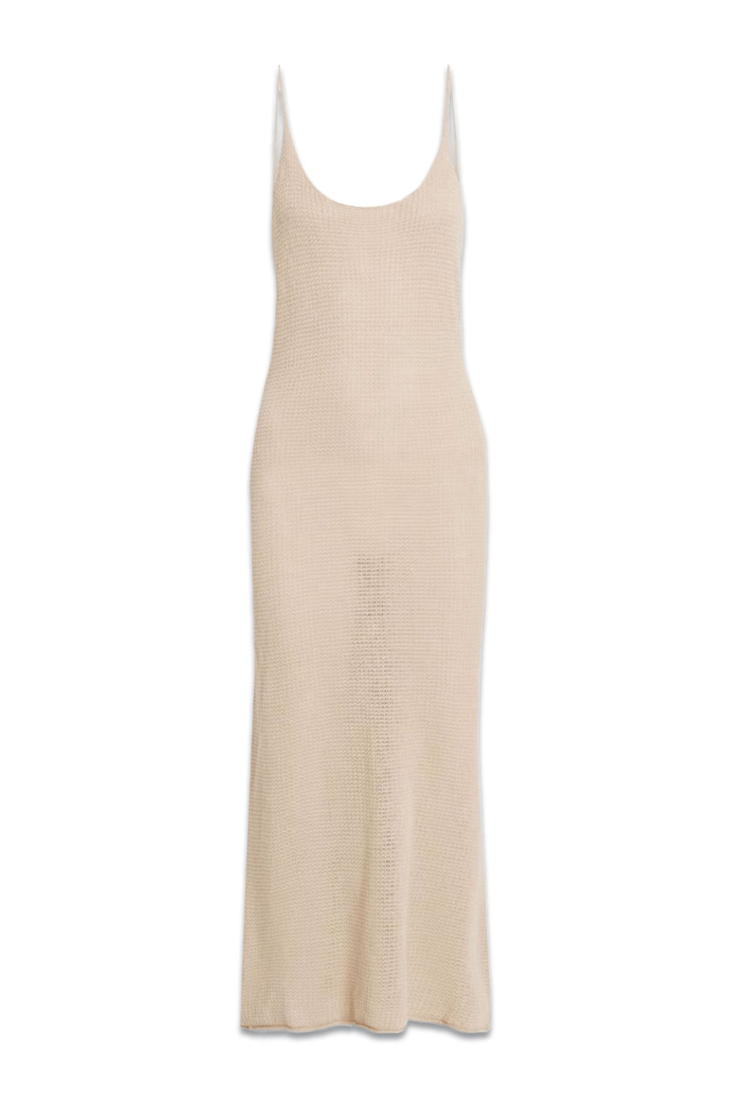 Linen Midi Slip Dress