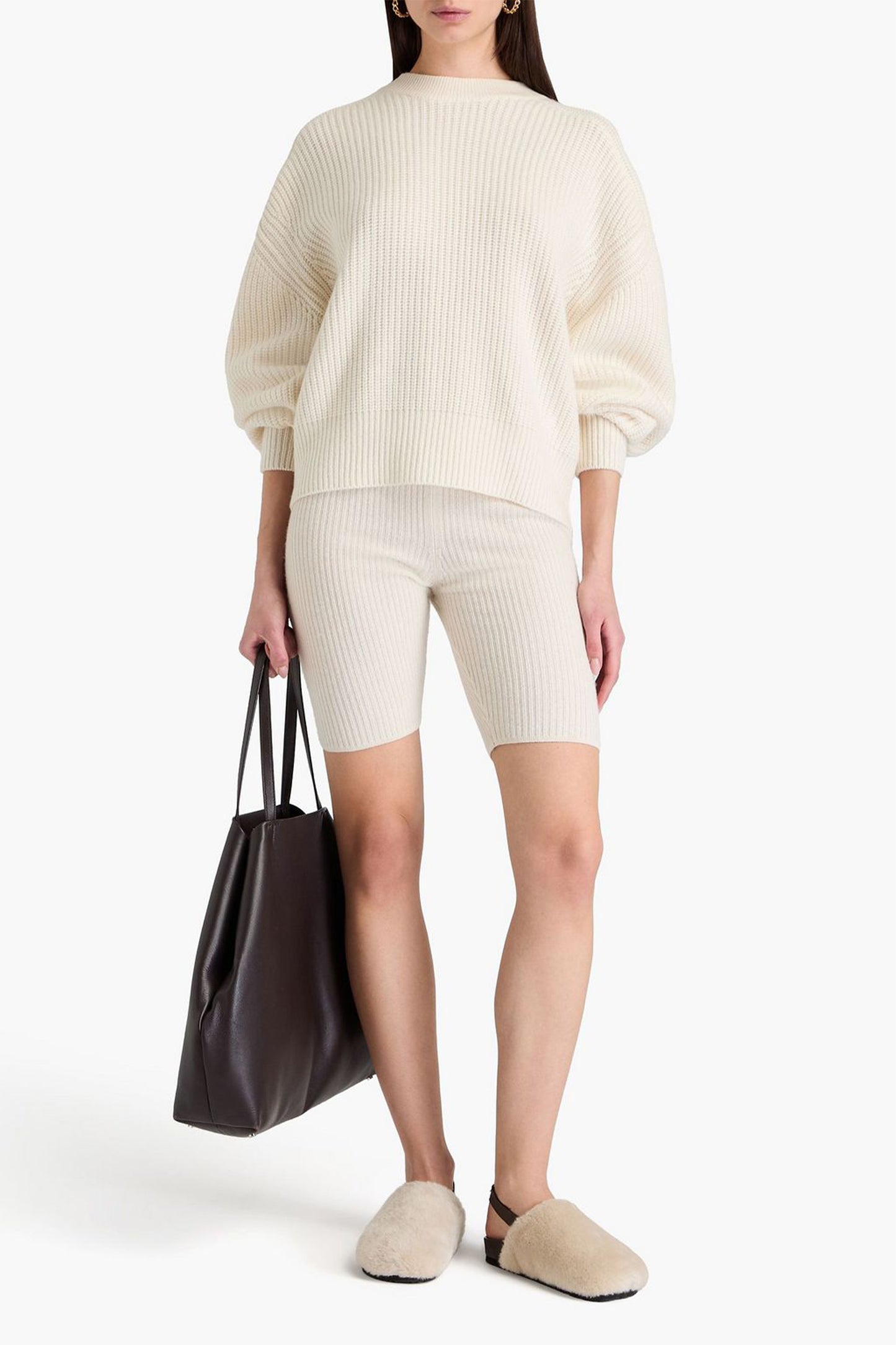Aria Ribbed Cashmere Sweater