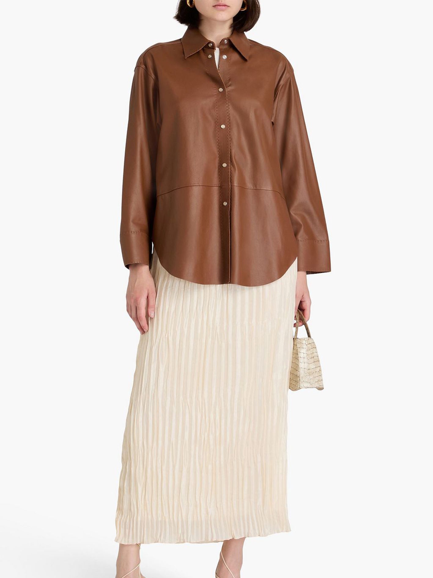 Barissa Leather Shirt