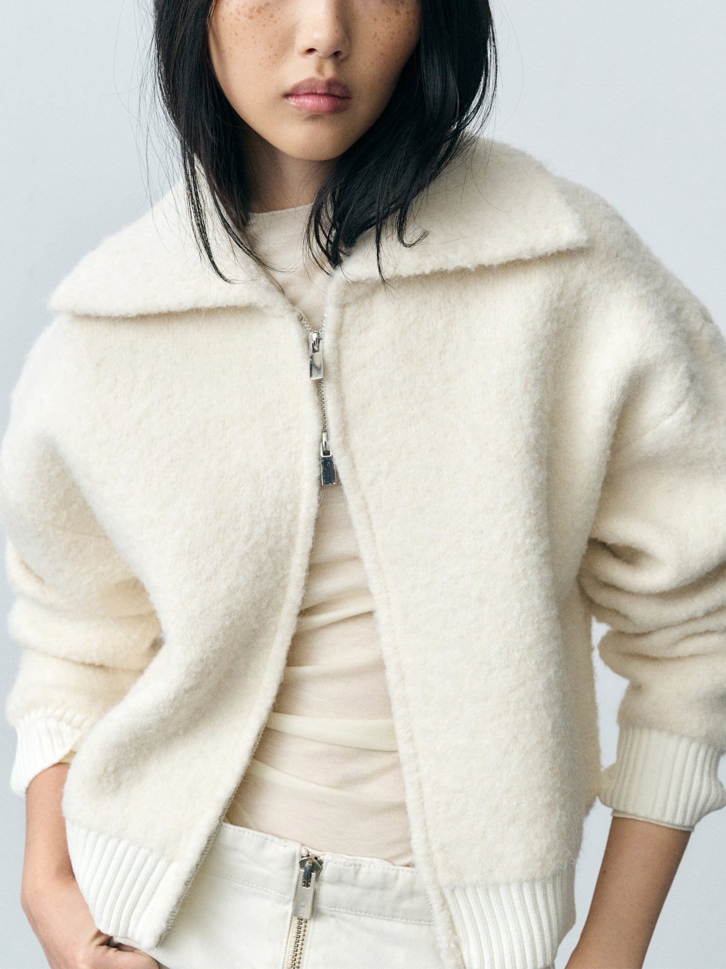 Bouclé Wool-Blend Jacket
