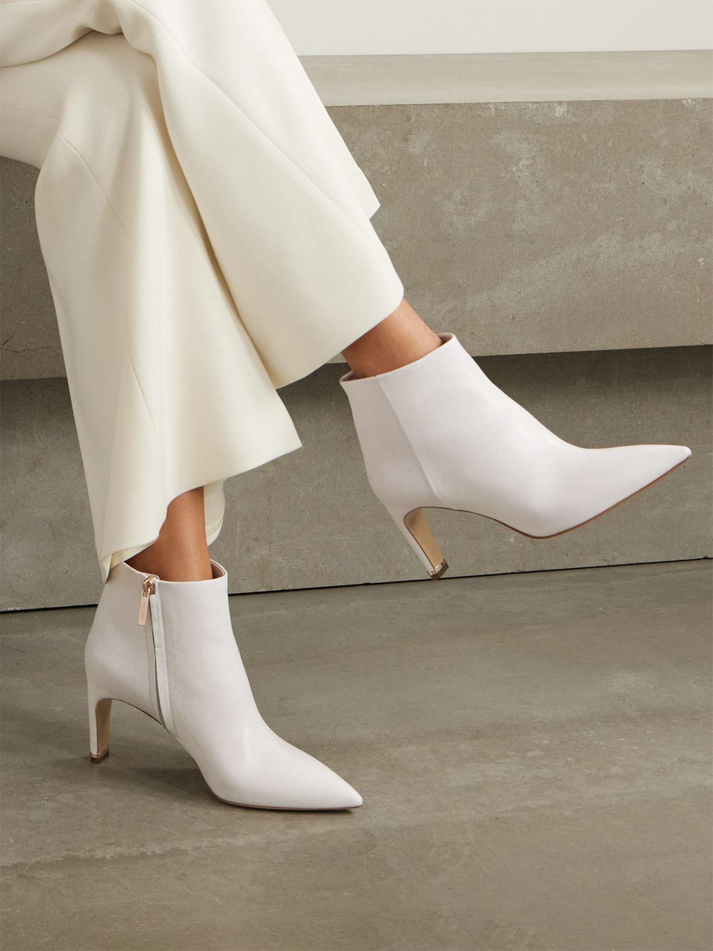 Sanson Leather Ankle Boots