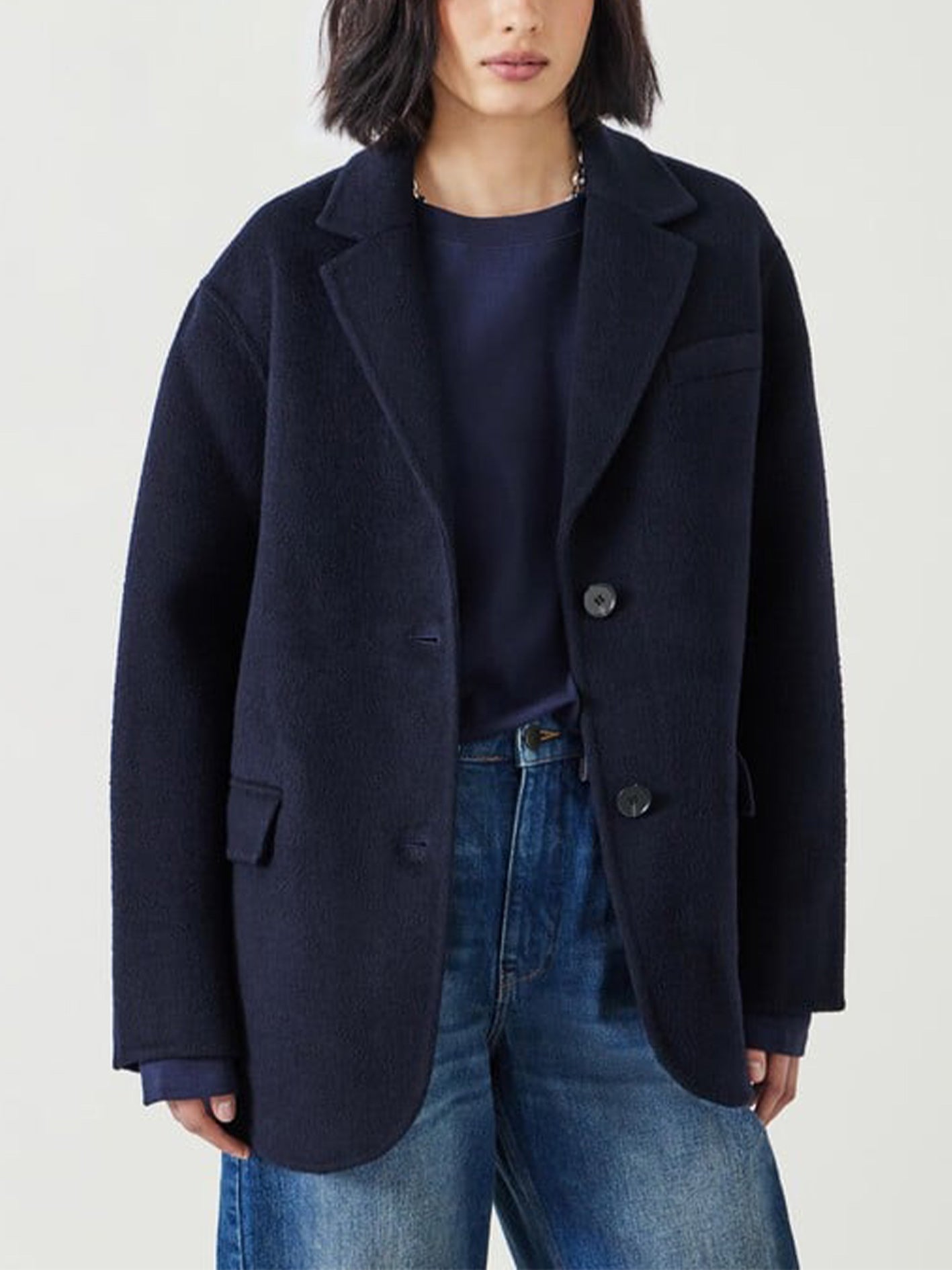 Pure Wool Double Faced Blazer